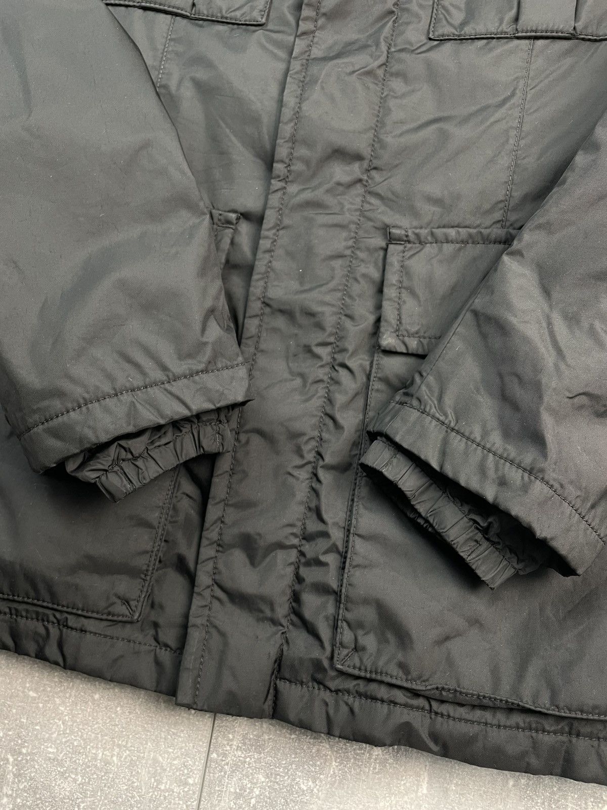 Prada Prada Shearling Collar Flight Jacket Black Tab Size US L / EU 52-54 / 3 - 8 Thumbnail