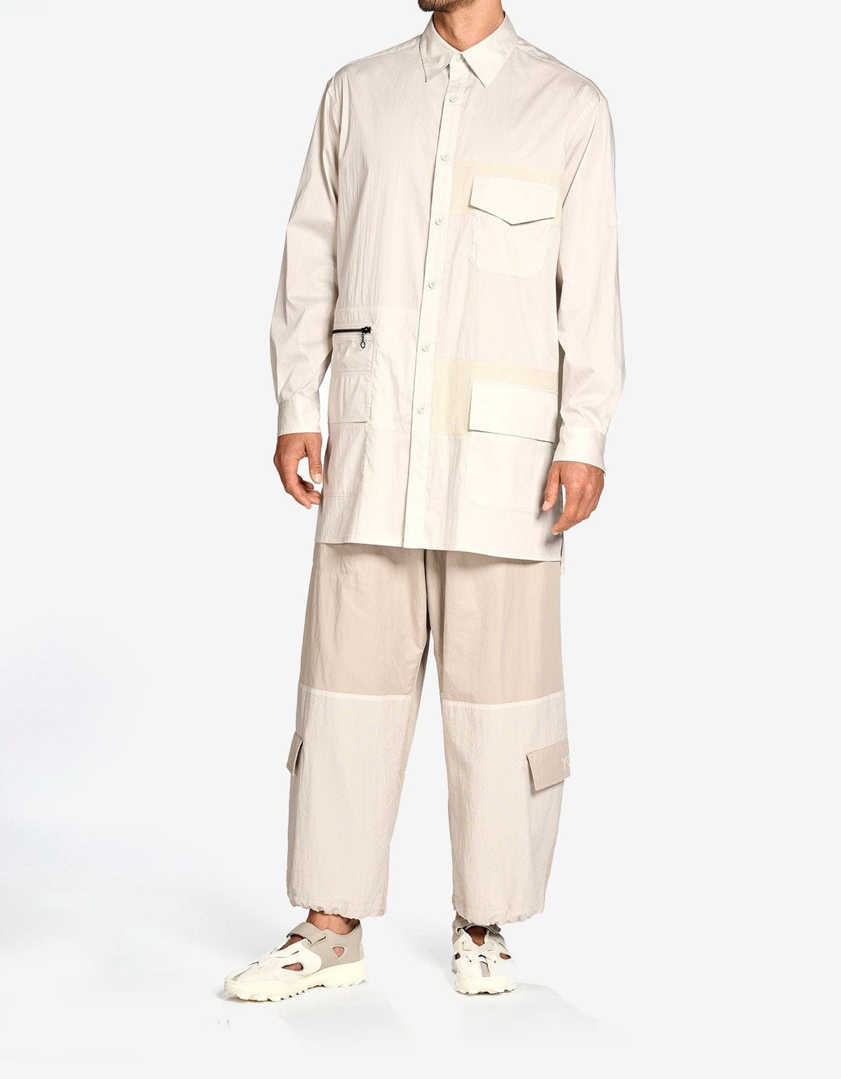 Y-3 Y-3 White Utility Shirt Size US L / EU 52-54 / 3 - 5 Thumbnail