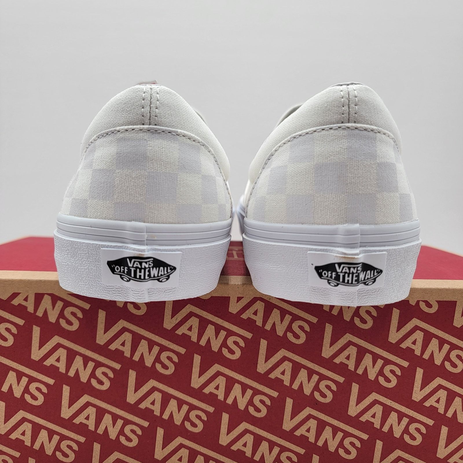 Vans Vans Classic Slip-On White Checkerboard - Men's Size 11.5 Size US 11.5 / EU 44-45 - 4 Thumbnail