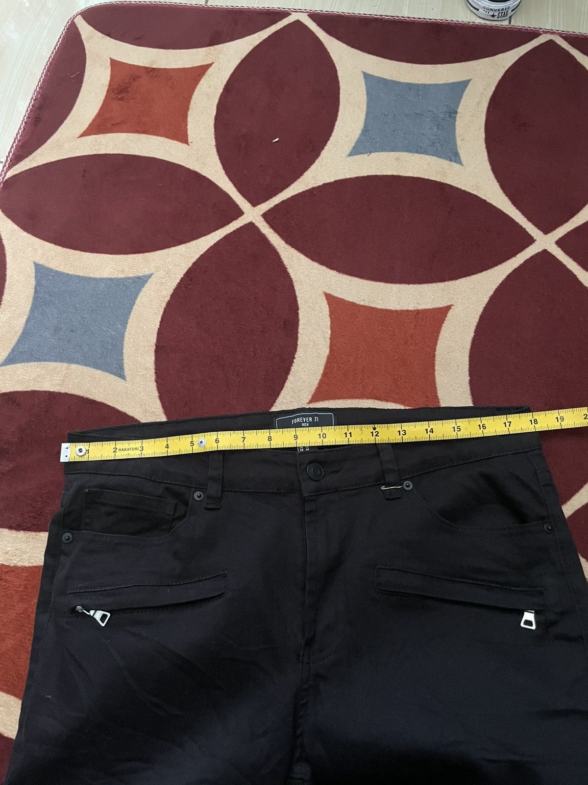 Japanese Brand Forever Biker denim black Size US 35 - 12 Thumbnail
