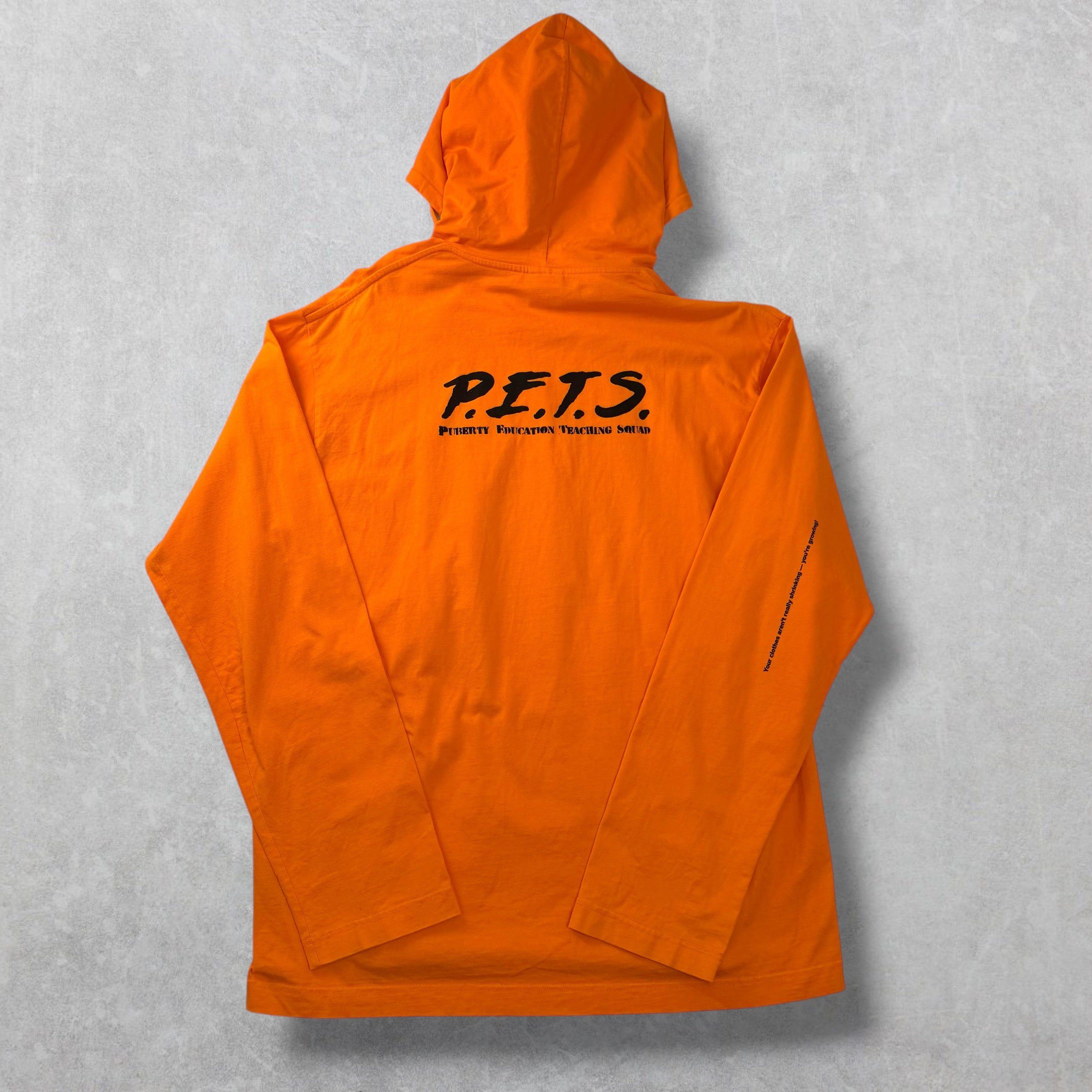 Vetements Vetements Orange P.E.T.S. Hoodie M (L) Size US L / EU 52-54 / 3 - 2 Thumbnail