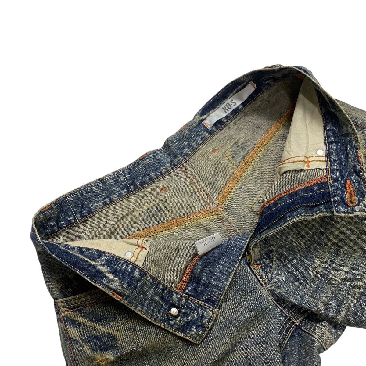 Edwin × Japanese Brand × Vintage Edwin xvs distressed flare pant Size US 33 - 6 Thumbnail
