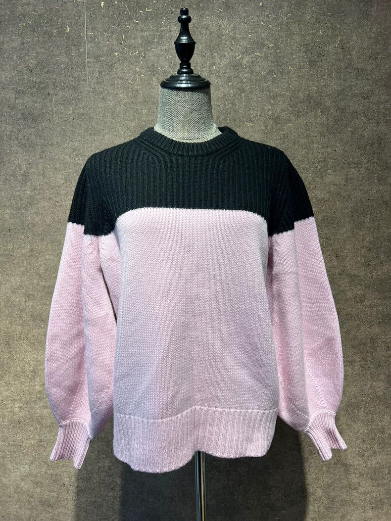 Alexander McQueen Alexander Mcqueen Color-blocked cashmere sweater Size M / US 6-8 / IT 42-44 - 1 Thumbnail