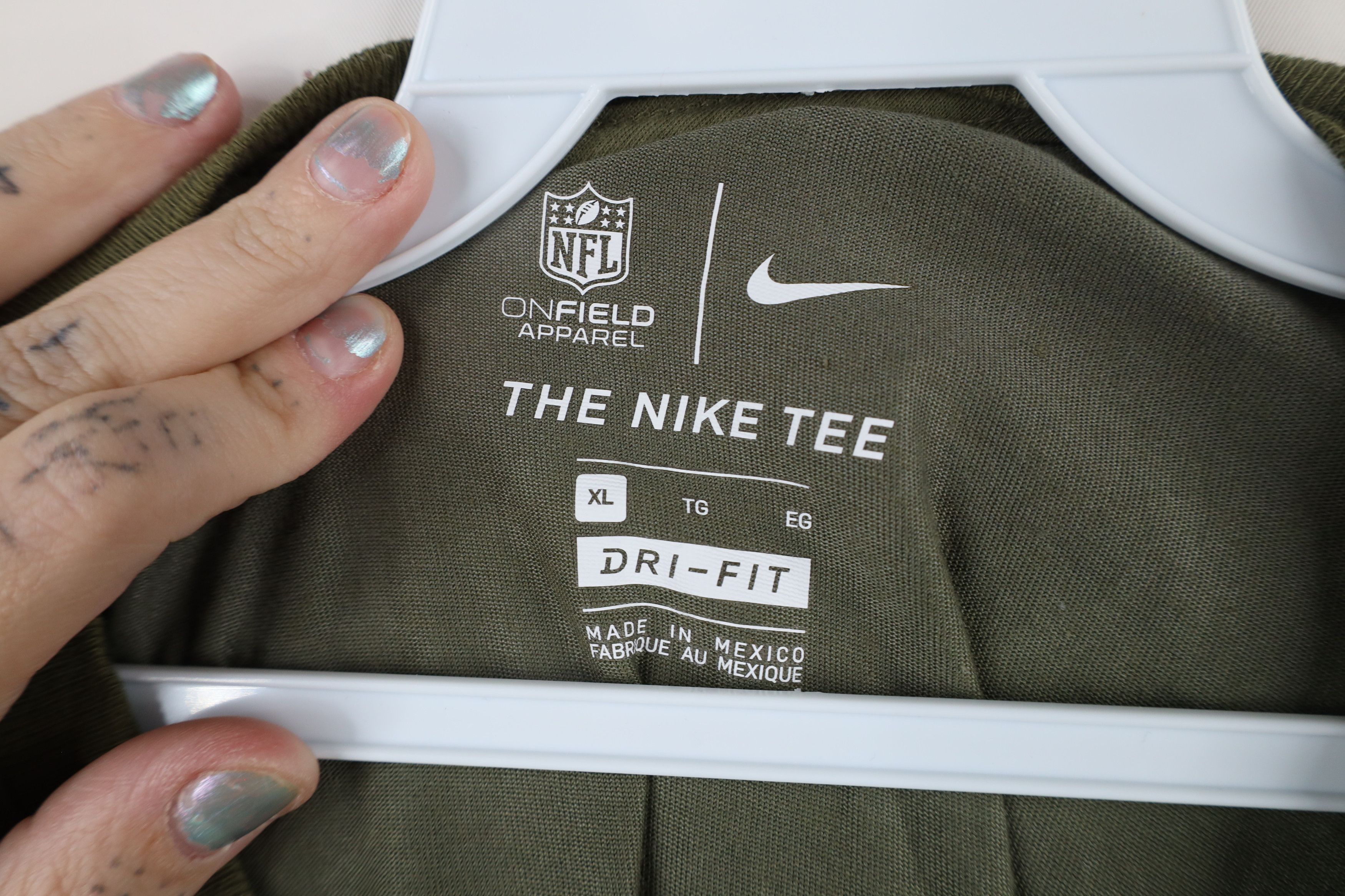 Nike × Vintage Nike Service Las Vegas Raiders Football Long Sleeve T-Shirt Size US XL / EU 56 / 4 - 8 Thumbnail