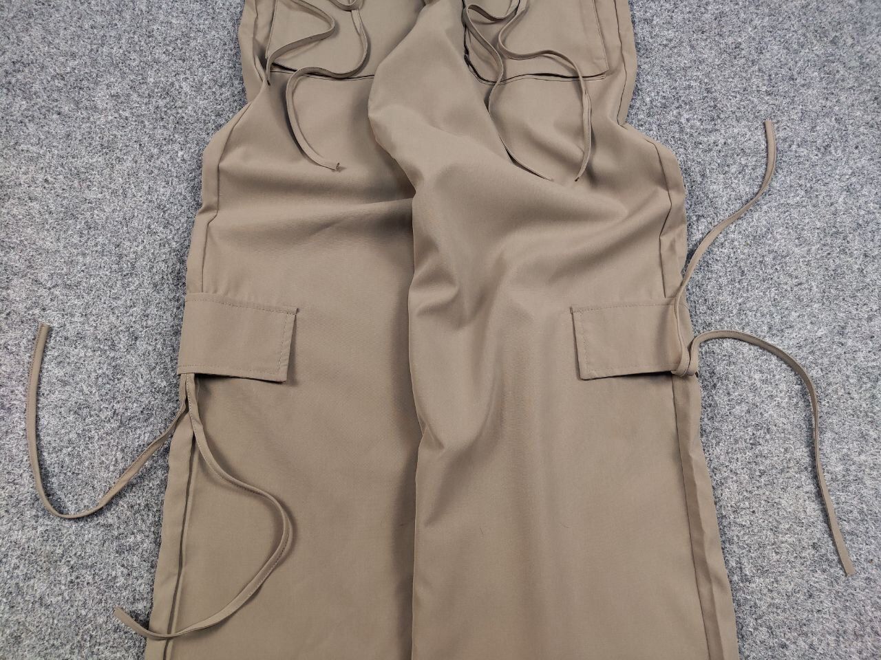 Japanese Brand Vintage 90's Japan Style Baggy Beige Womens Cargo Pants Size 28" / US 6 / IT 42 - 8 Thumbnail