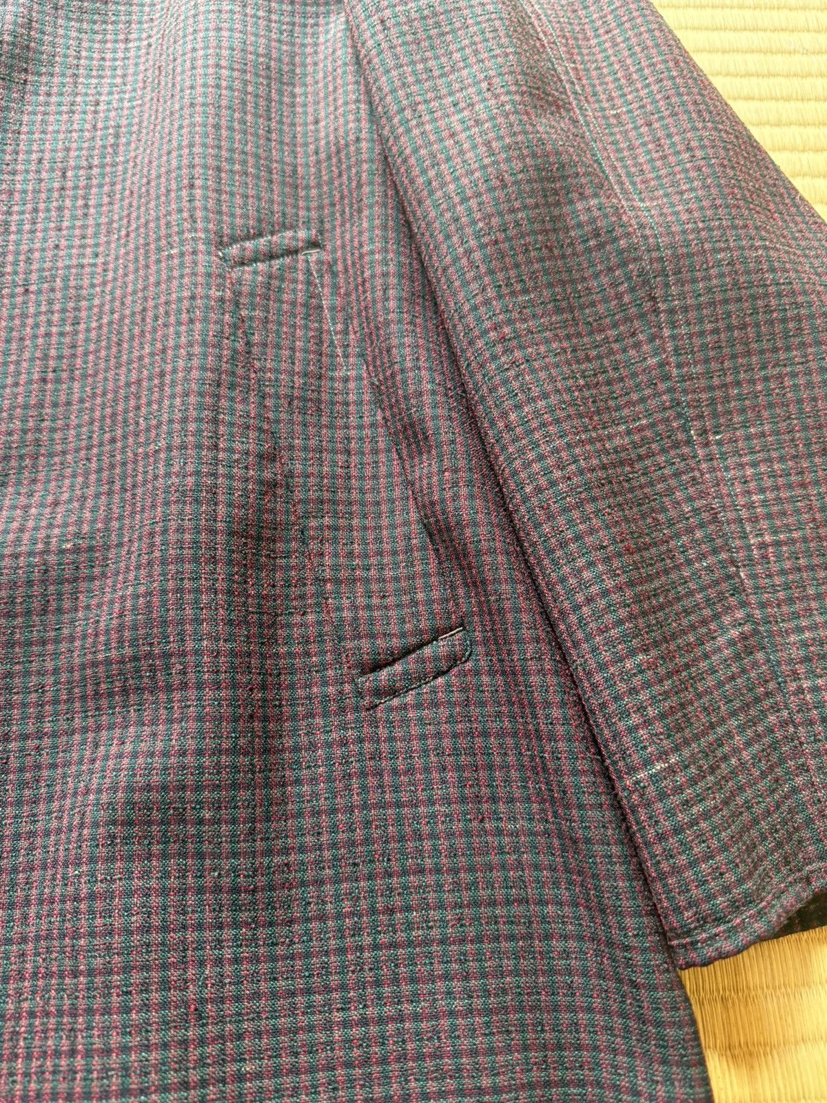 Other Spring&Autumn Vintage Japanese Raglan Wool Coat Red Check Size US L / EU 52-54 / 3 - 5 Thumbnail