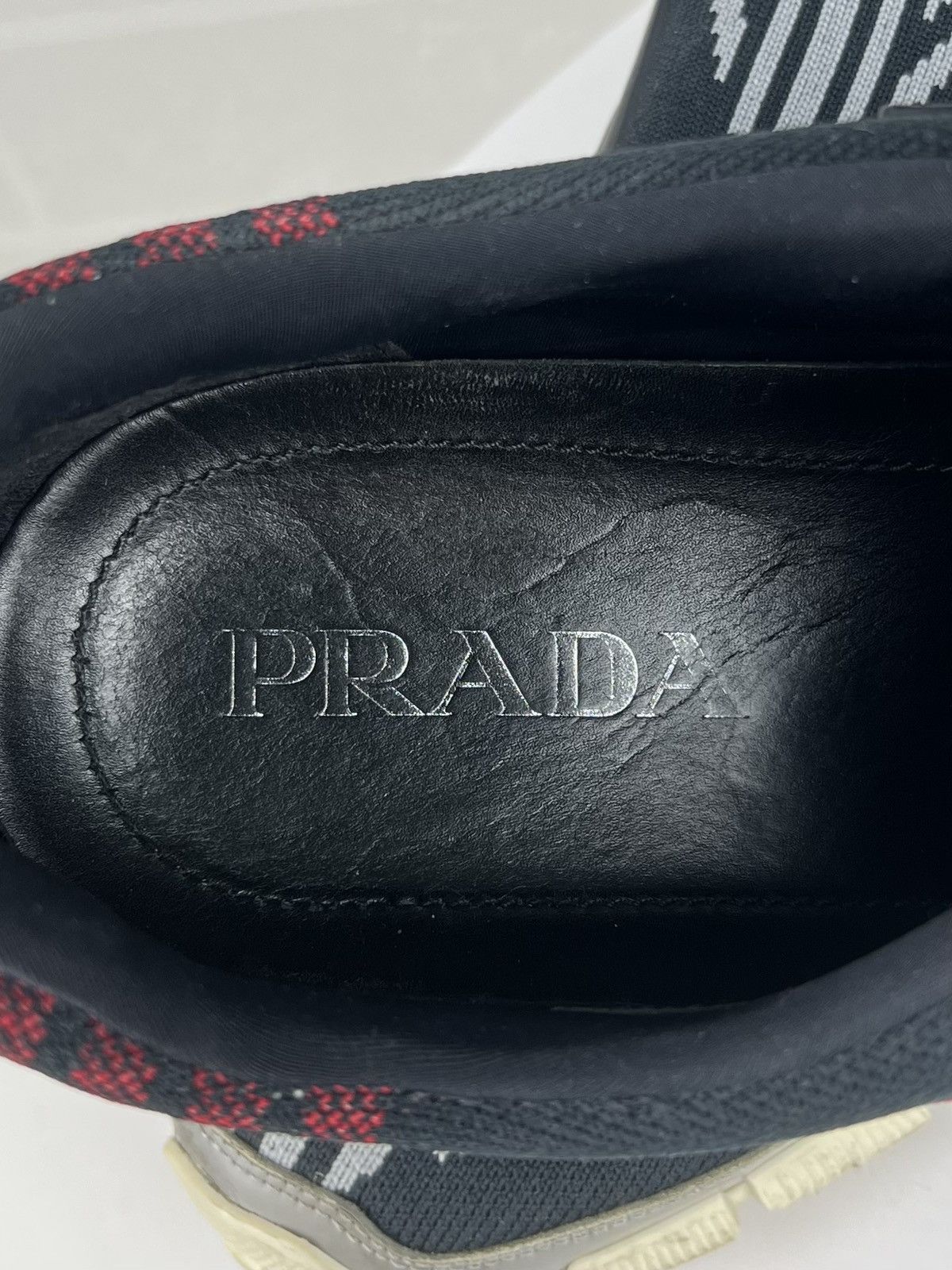 Prada PRADA MILANO Sneakers Low Top CROSSECTION Knit Pattern Shoes Size US 12 / EU 45 - 20 Thumbnail