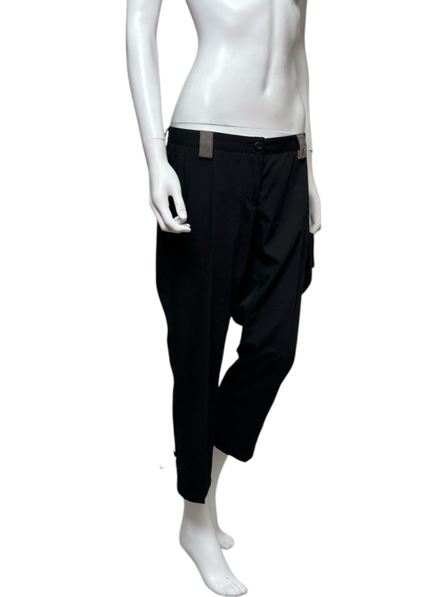 Alexander McQueen Glittered Flower black Pants from 90's Size 32" / US 10 / IT 46 - 3 Thumbnail