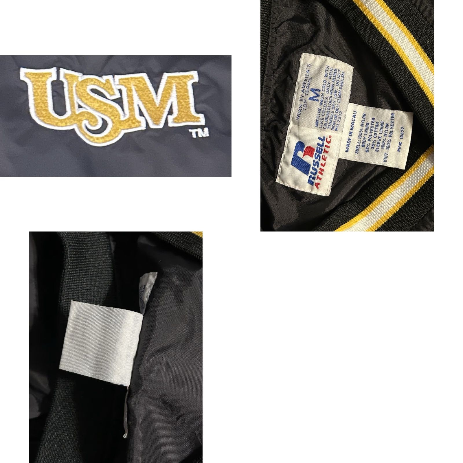 Russell Athletic VINTAGE Russell Athletic Pullover Shirt Unisex Adults M Black V Neck USM 90s Size US M / EU 48-50 / 2 - 11 Thumbnail