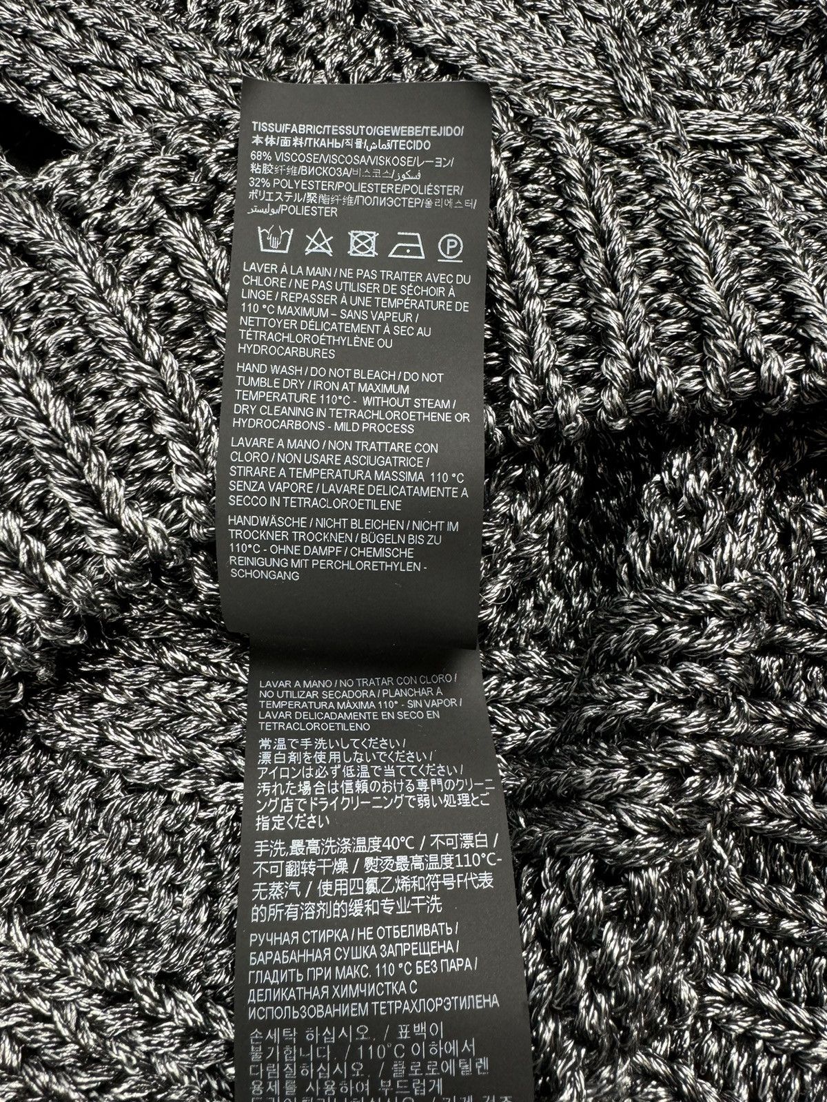 Saint Laurent Paris Heavy Cableknit Turtleneck Size US L / EU 52-54 / 3 - 5 Thumbnail