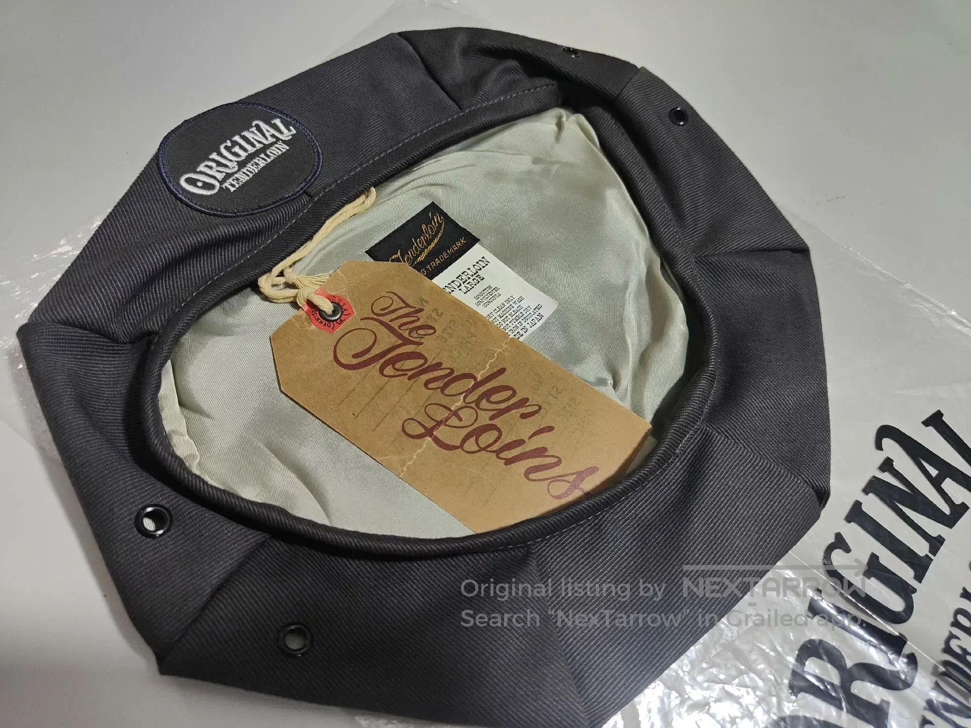 Other Octagonal Cap L Size Blue Gray. Size ONE SIZE - 4 Thumbnail
