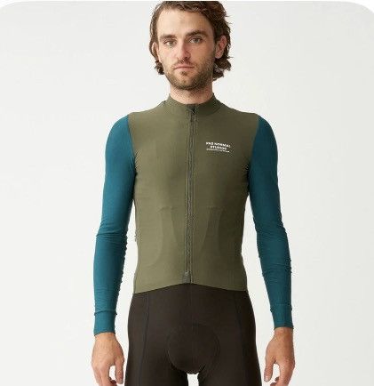 Pas Normal Studios PAS NORMAL STUDIOS Mens Mechanism Long Sleeve Jersey, Olive Size US L / EU 52-54 / 3 - 1 Preview
