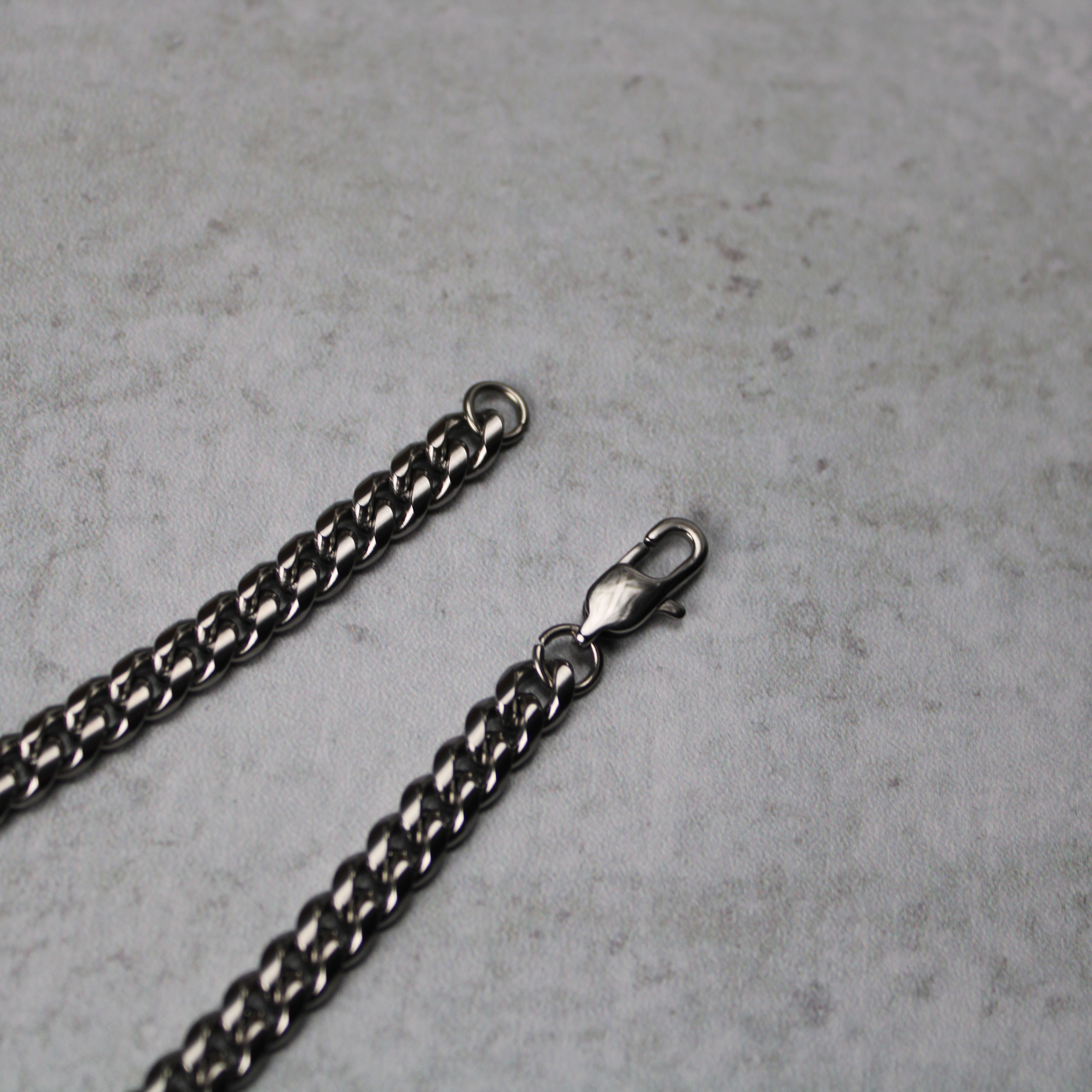 Jewelry Silver 5mm Cuban Link Chain 18”-24” Size ONE SIZE - 5 Thumbnail