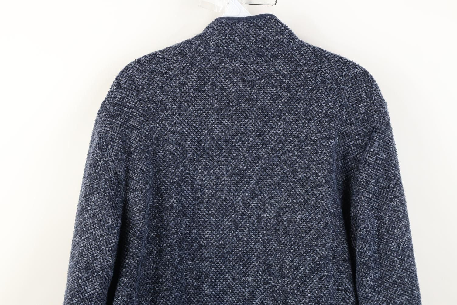 Orvis Vintage Orvis Pile Fleece Lined Thermal Knit 1/4 Zip Sweater Size US L / EU 52-54 / 3 - 12 Thumbnail