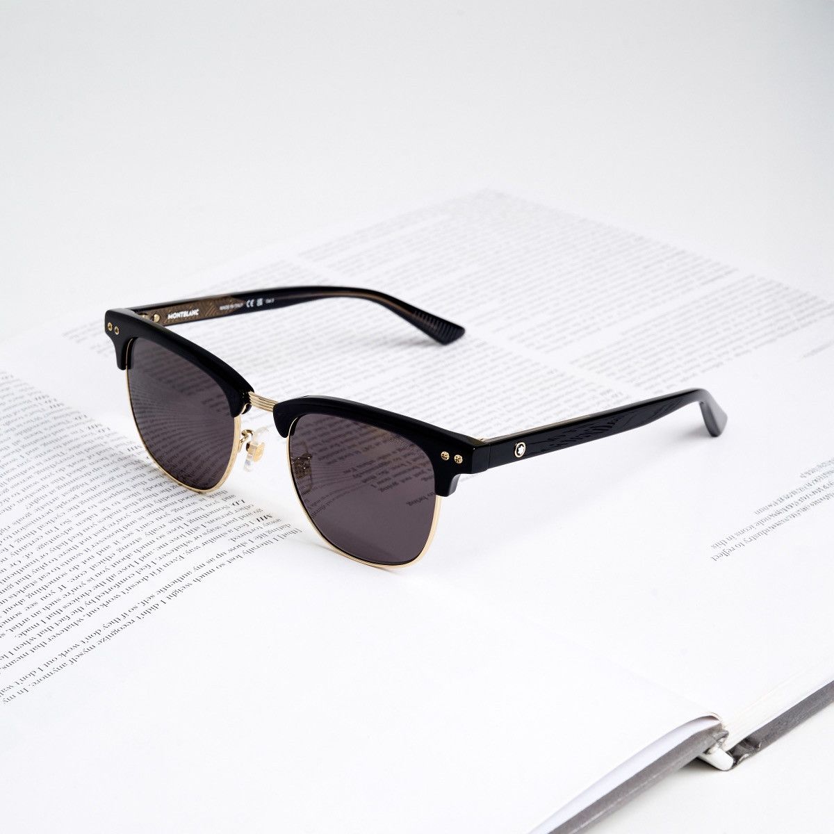 Montblanc MONTBLANC MB0382S 001 SUNGLASSES Size ONE SIZE - 1 Thumbnail