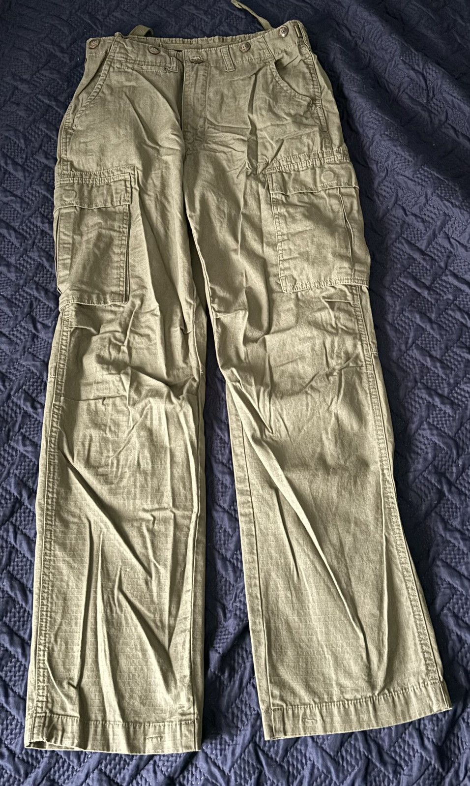 MNML × Vintage MNML Olive Vintage Cargo Pants Size US 32 / EU 48 - 1 Thumbnail