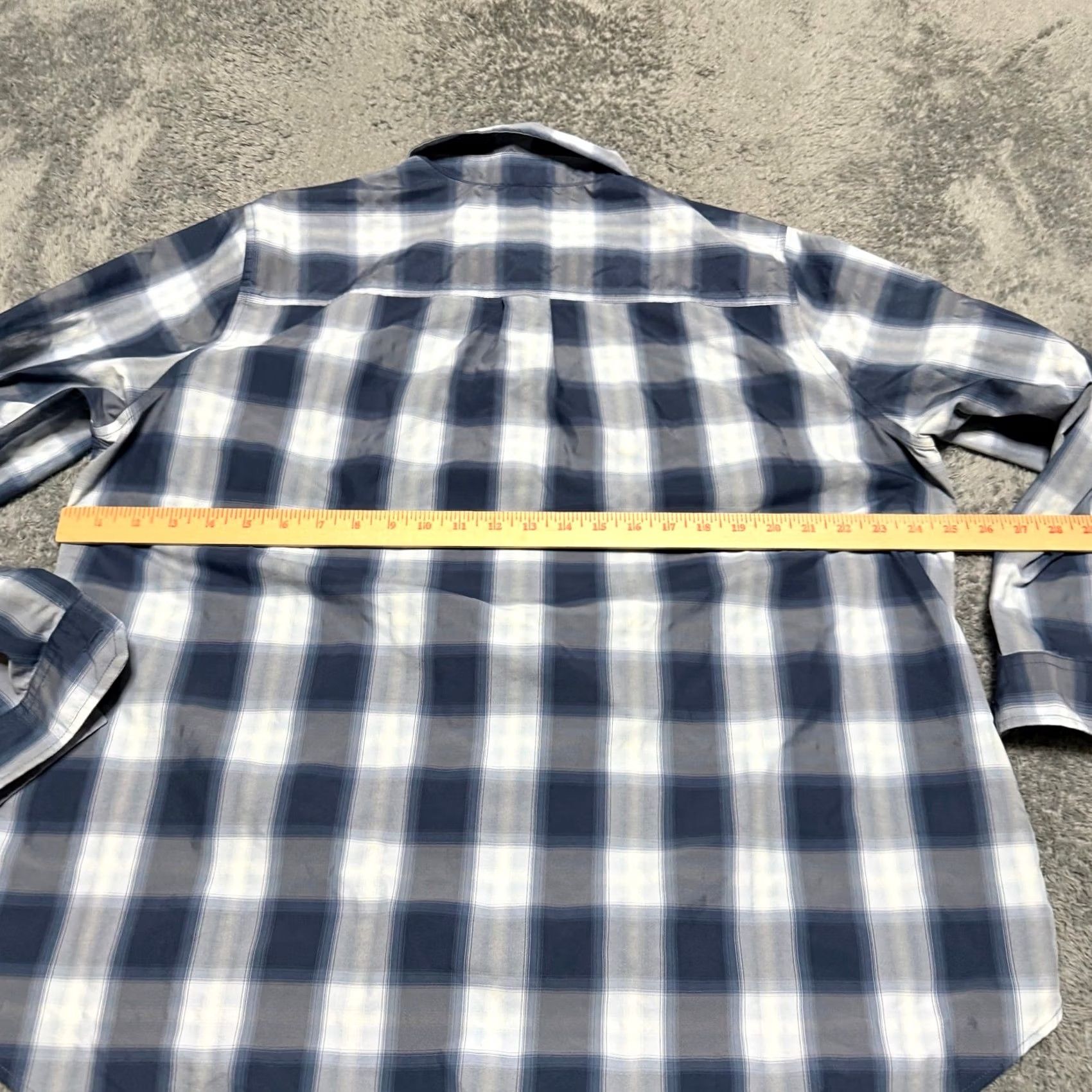Eddie Bauer Eddie Bauer Womens XXL Blue Plaid Long Sleeve Polyester Nylon Button Size XXL / US 16-18 / IT 52-54 - 4 Thumbnail