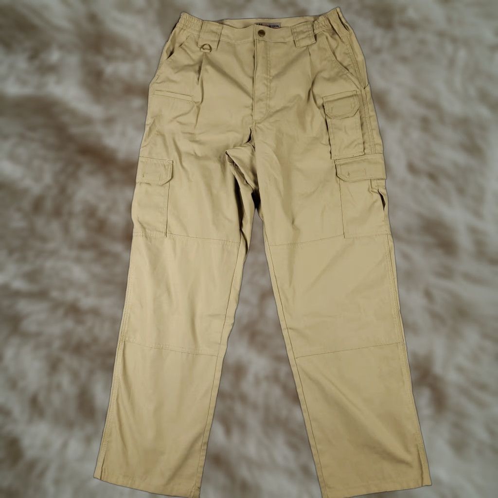 5.11 Tactical Pants Mens 34x32 Beige Outdoors Cargo Trousers
