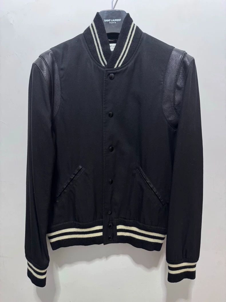 Saint Laurent Paris Saint Laurent Black Bomber Jacket for Men-dmc Size US M / EU 48-50 / 2 - 1 Thumbnail