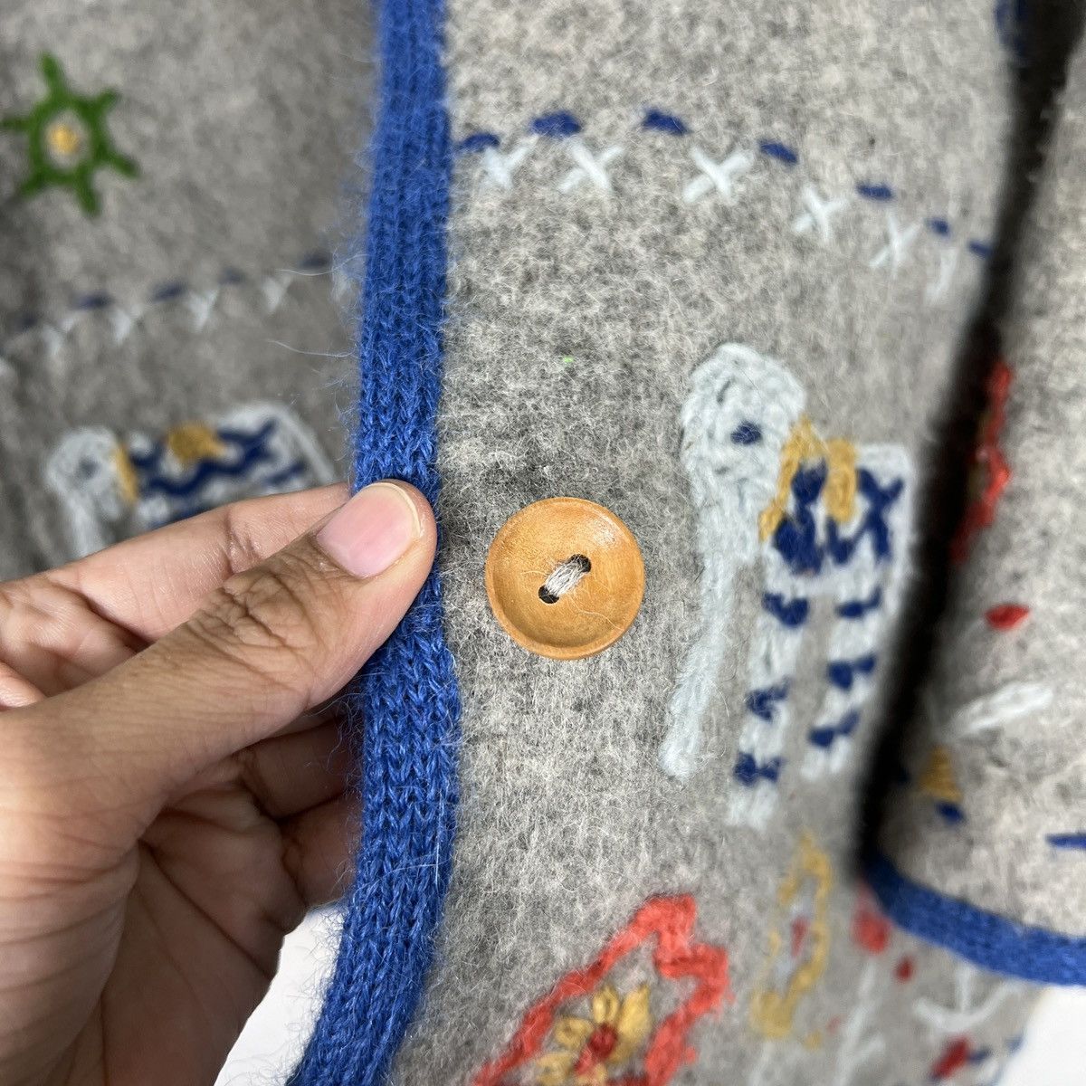 Japanese Brand 🔥 TARGA EMBROIDERY PRIMETIVE MOTIVE WOOL JACKET Size US S / EU 44-46 / 1 - 15 Thumbnail