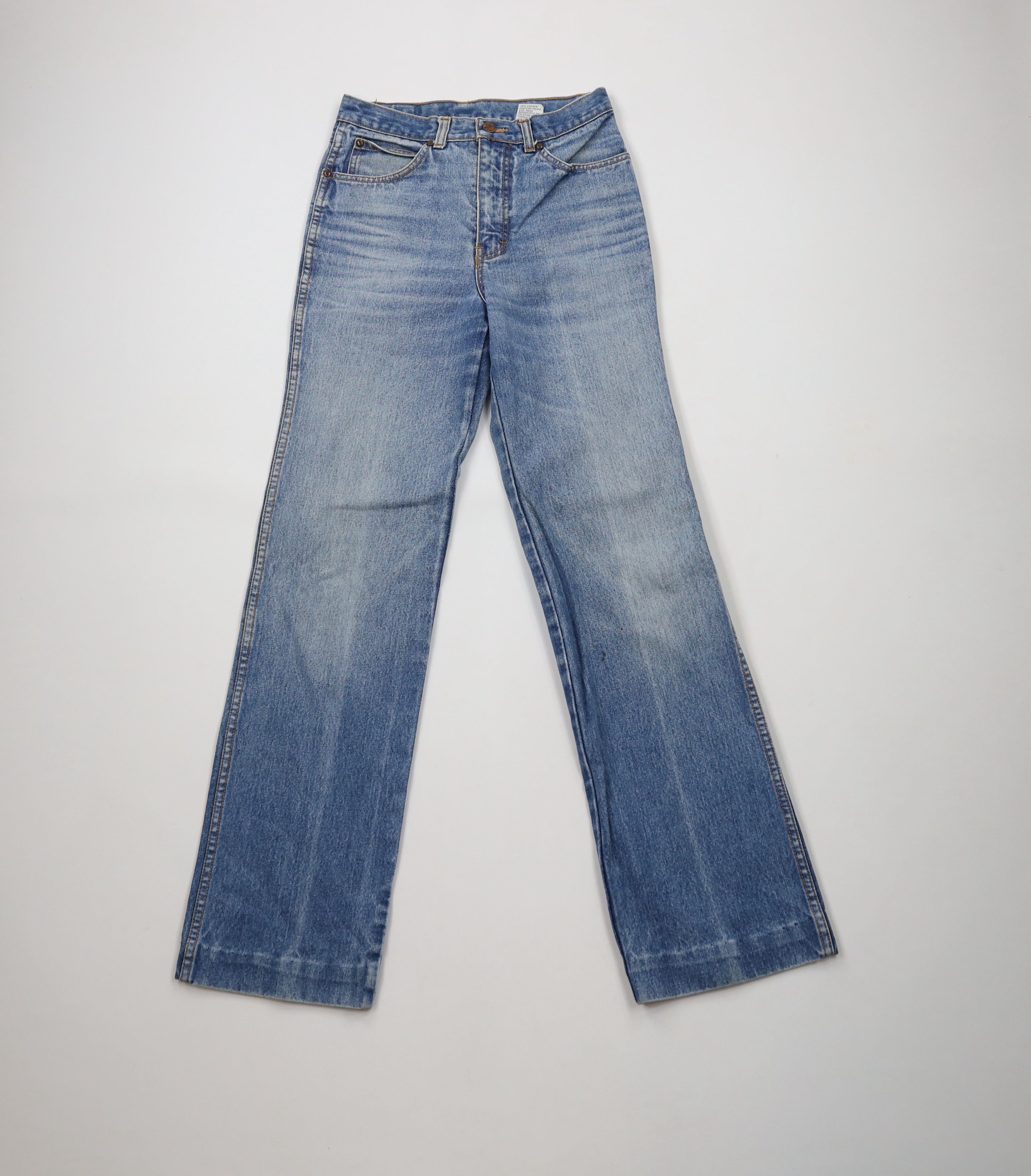 Vintage Vintage 90s Streetwear Straight Leg Denim Jeans Blue Cotton Size 28" / US 6 / IT 42 - 1 Thumbnail