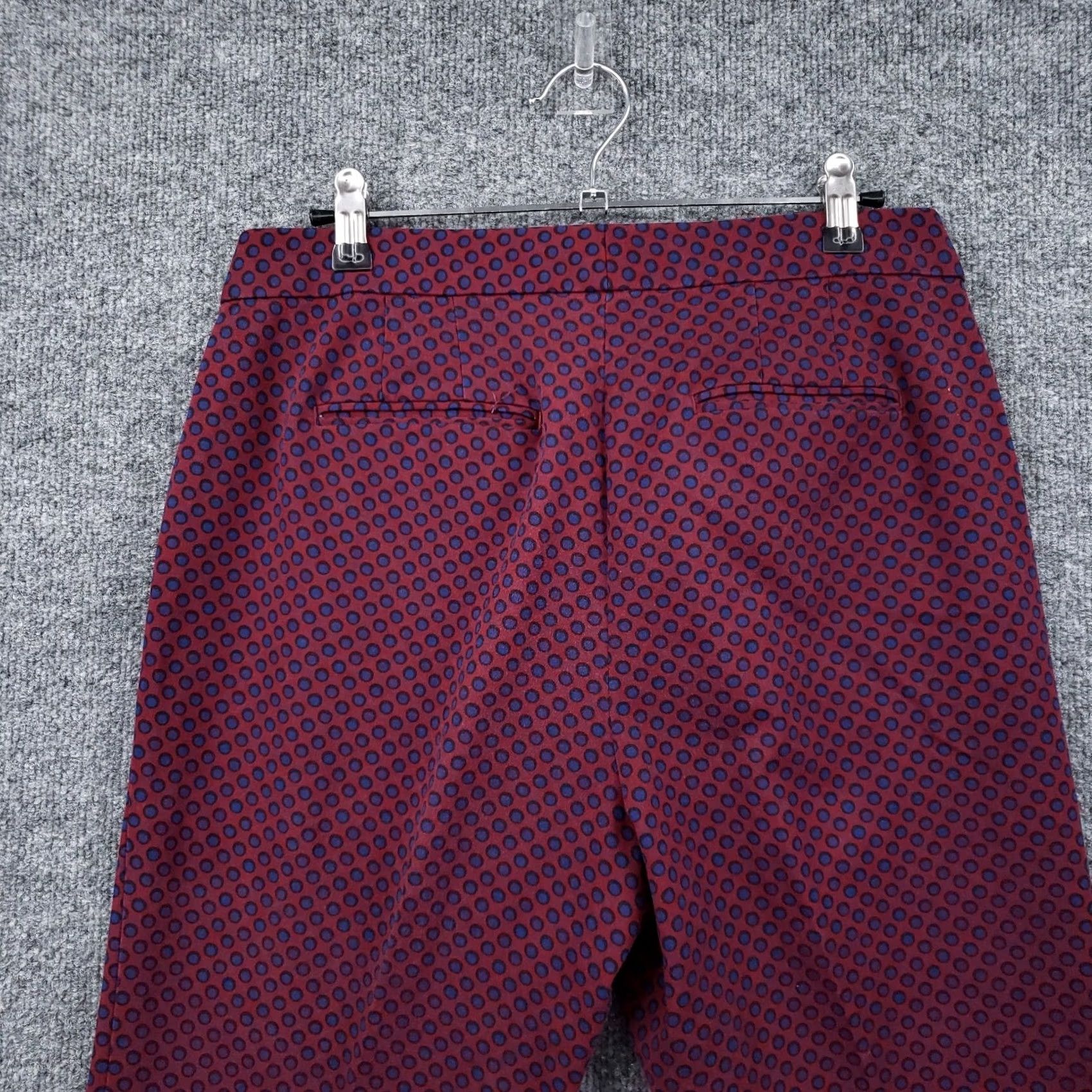 Ann Taylor Ann Taylor Pants Womens 8P Petites Red Capri Mid Rise Polka Dots Fit Capris Size 30" / US 8 / IT 44 - 6 Thumbnail