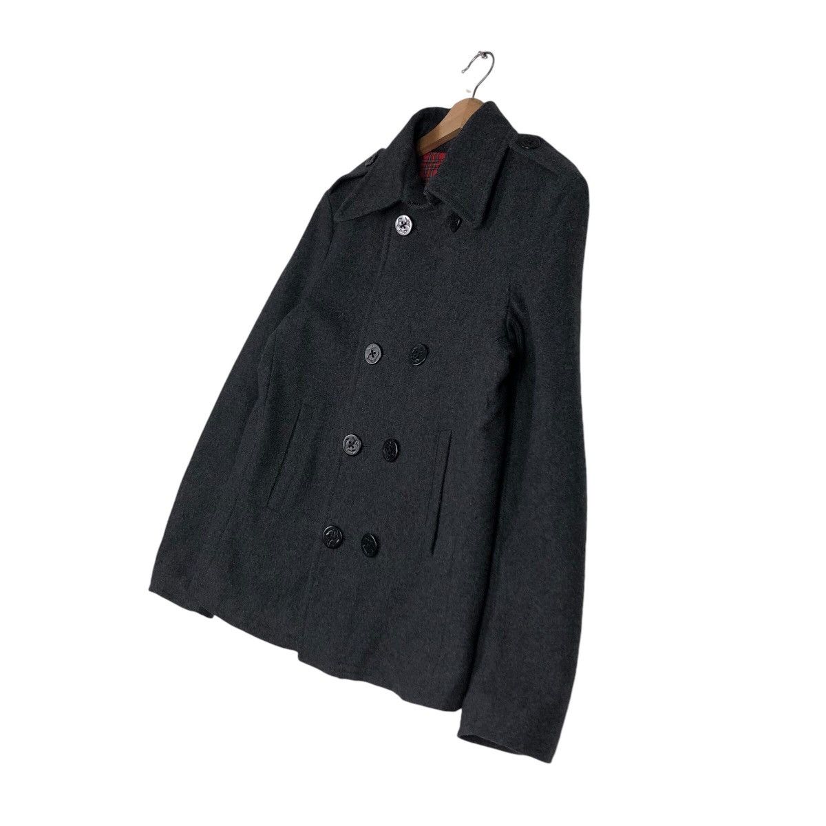 Fred Perry 📌Vintage Wool Biker Jacket Fred Perry Blanket Tartan Lining Size US L / EU 52-54 / 3 - 3 Thumbnail