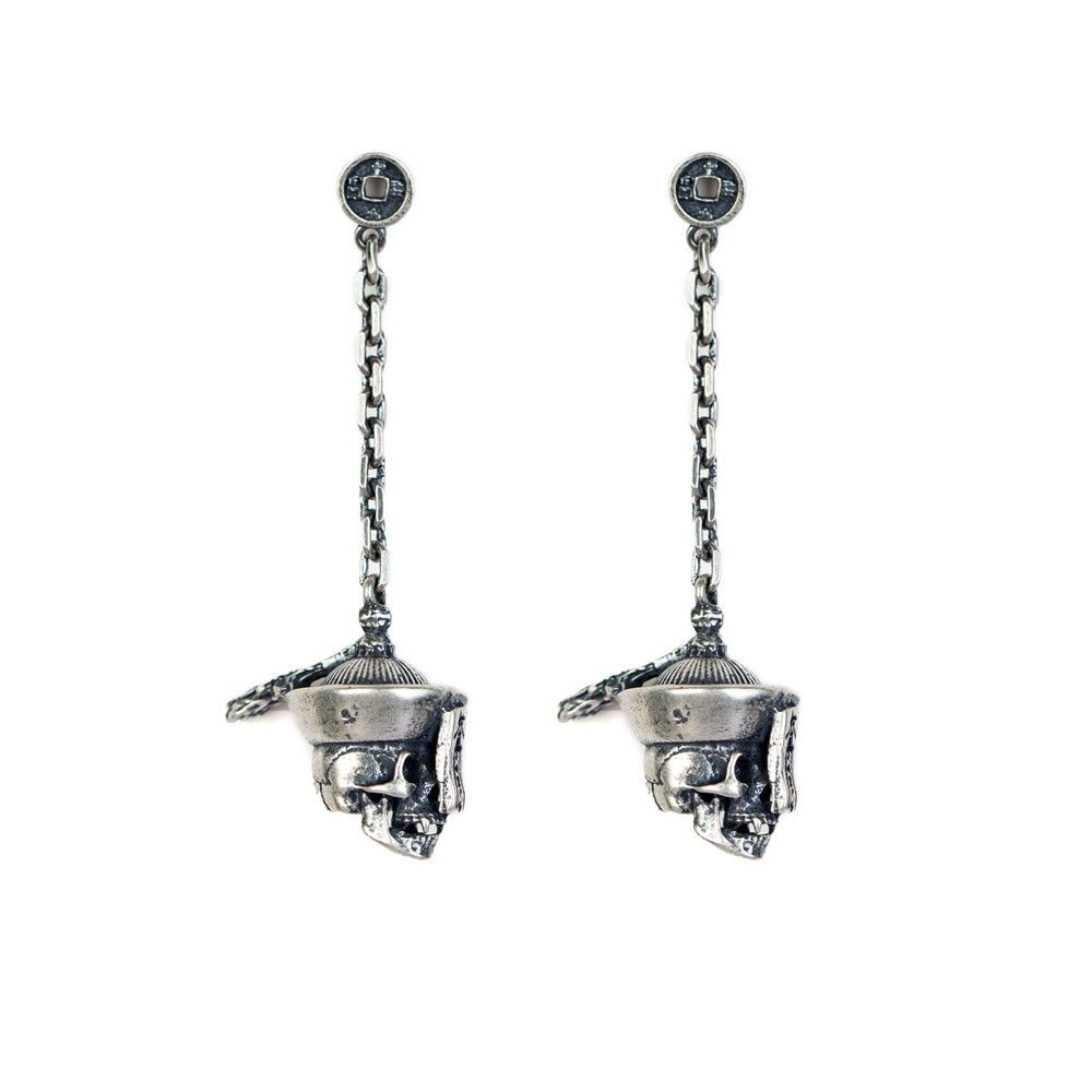 Jewelry Modern Earrings One Pairs Chrome Jewelry Size ONE SIZE - 6 Thumbnail