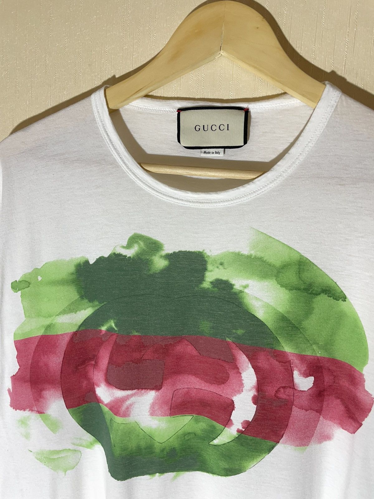 Gucci Gucci watercolor T shirt Size US XL / EU 56 / 4 - 2 Thumbnail