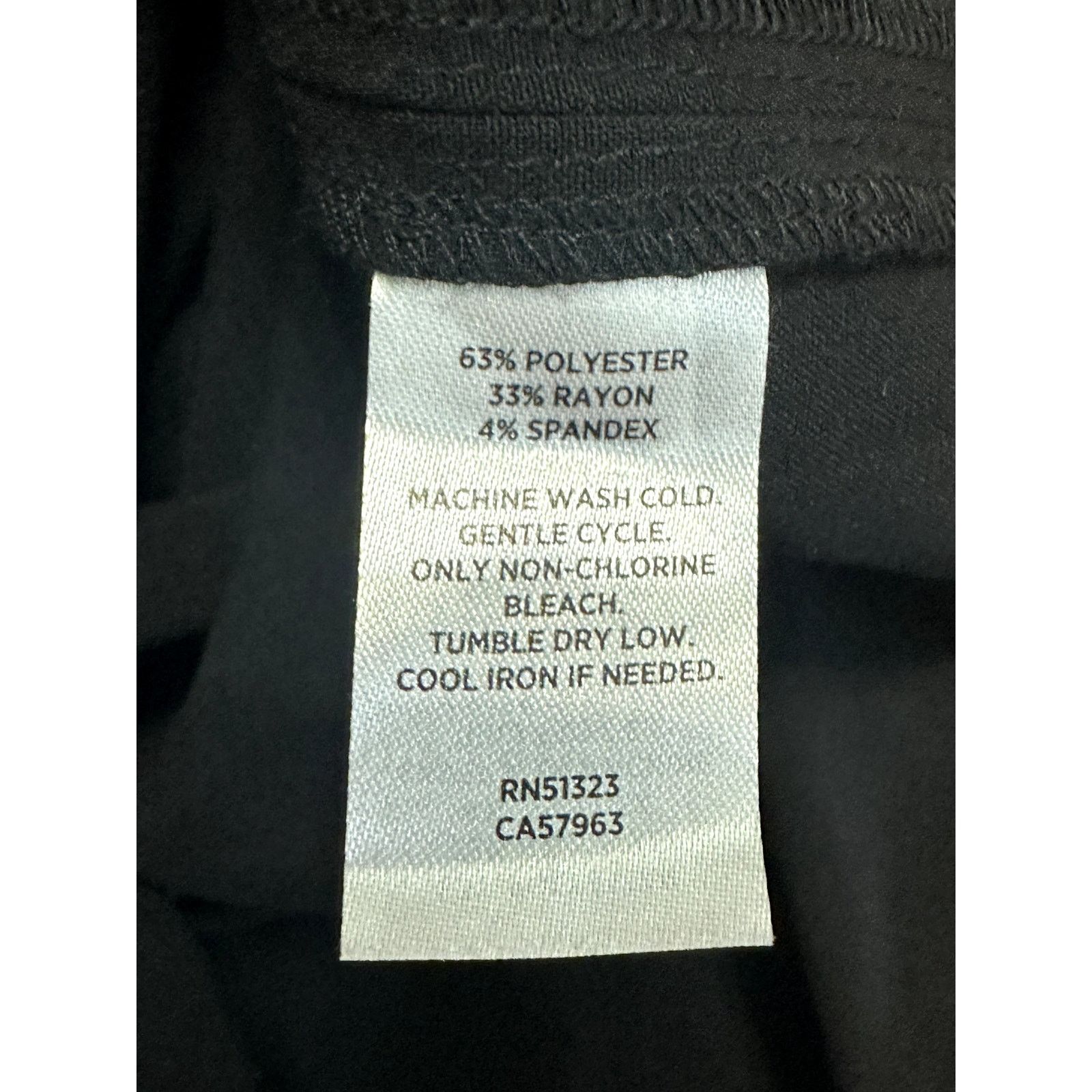 Other Halogen High Waisted Pants Ankle Slits Black Women's 2 NWOT Size 26" / US 2 / IT 38 - 10 Thumbnail
