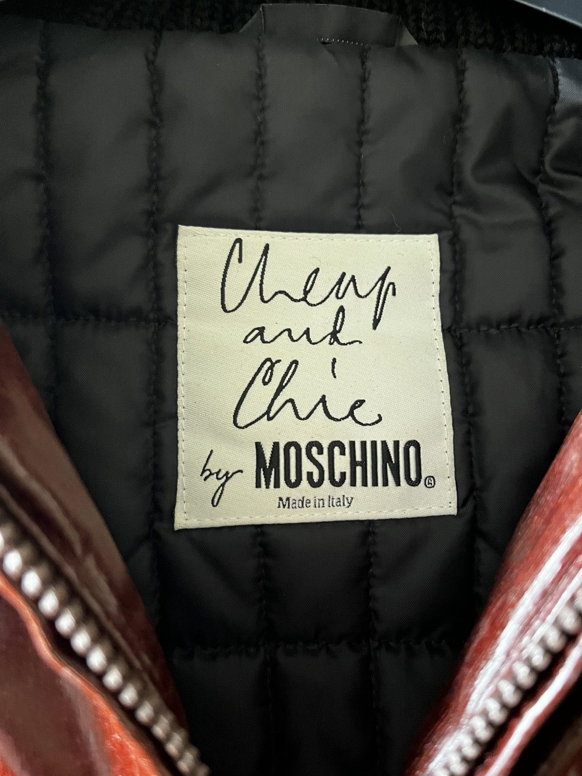 Moschino Burgundy Moschino Archive Jacket Size US M / EU 48-50 / 2 - 7 Thumbnail