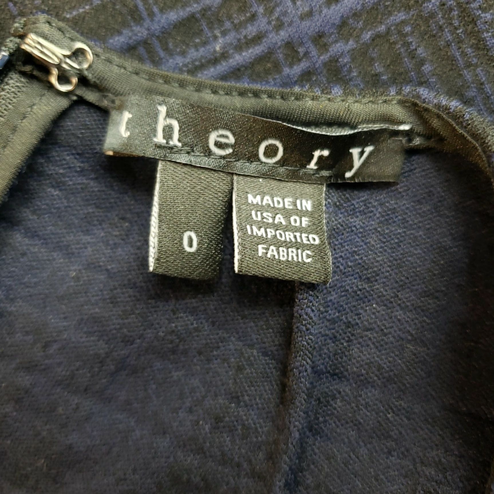 Theory Theory Womens Mini Dress Sz 0 Black 3/4 Sleeve Dress Womens Black Theory Mini 0 Size XS / US 0-2 / IT 36-38 - 7 Thumbnail