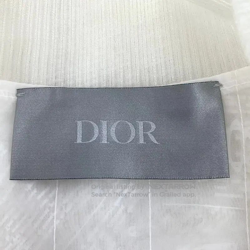 Dior Dior Men's White Silk Bomber Jacket . Size US L / EU 52-54 / 3 - 5 Thumbnail