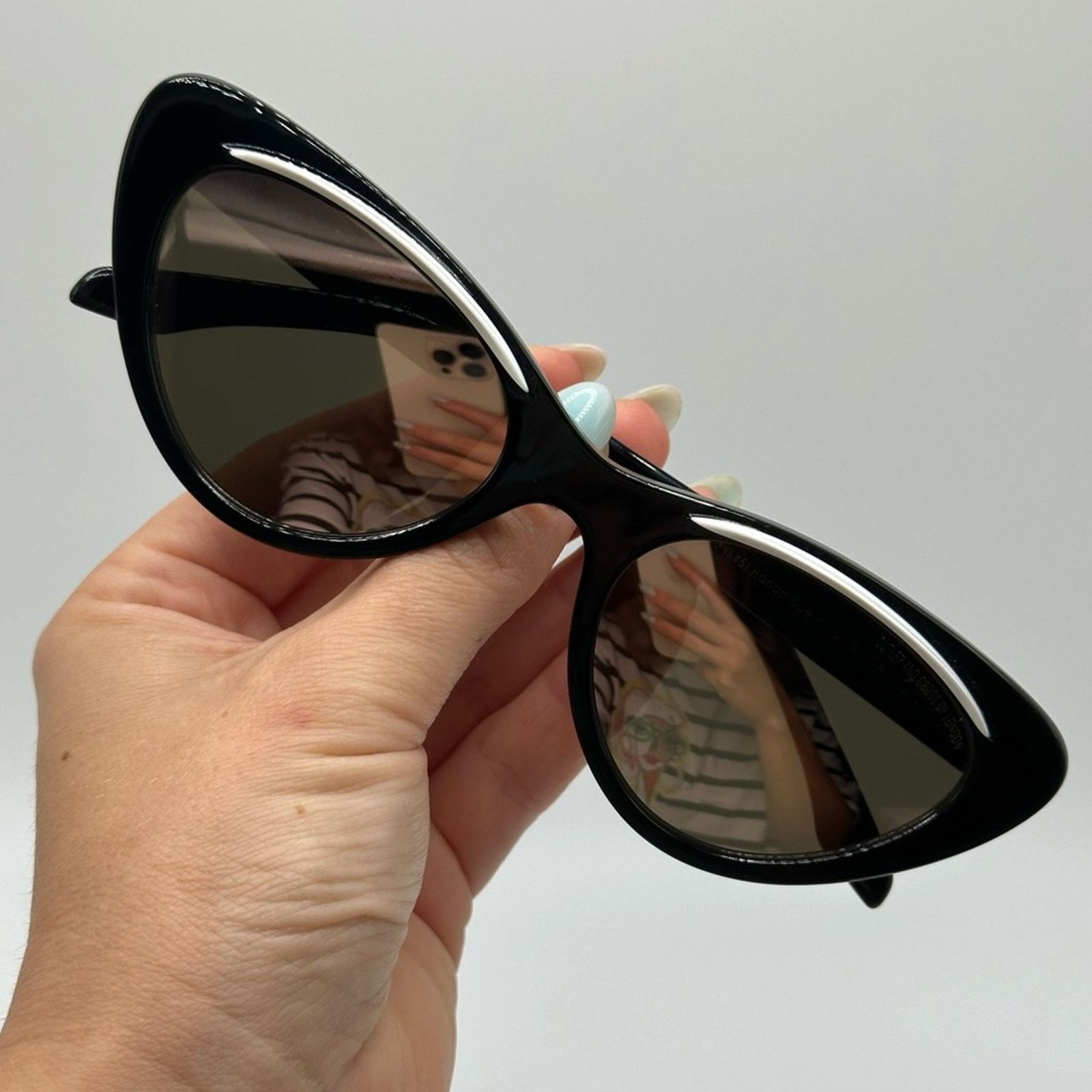 Cutler and Gross BRAND NEW CUTLER AND GROSS CG1321S 003 Black Brown Women Size ONE SIZE - 8 Thumbnail