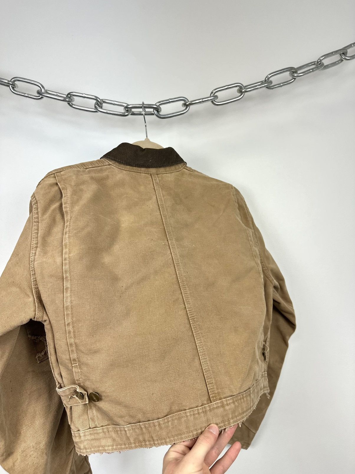 Carhartt Vintage 70s Carhartt USA Distressed Cropped Detroit Jacket Size US S / EU 44-46 / 1 - 15 Thumbnail