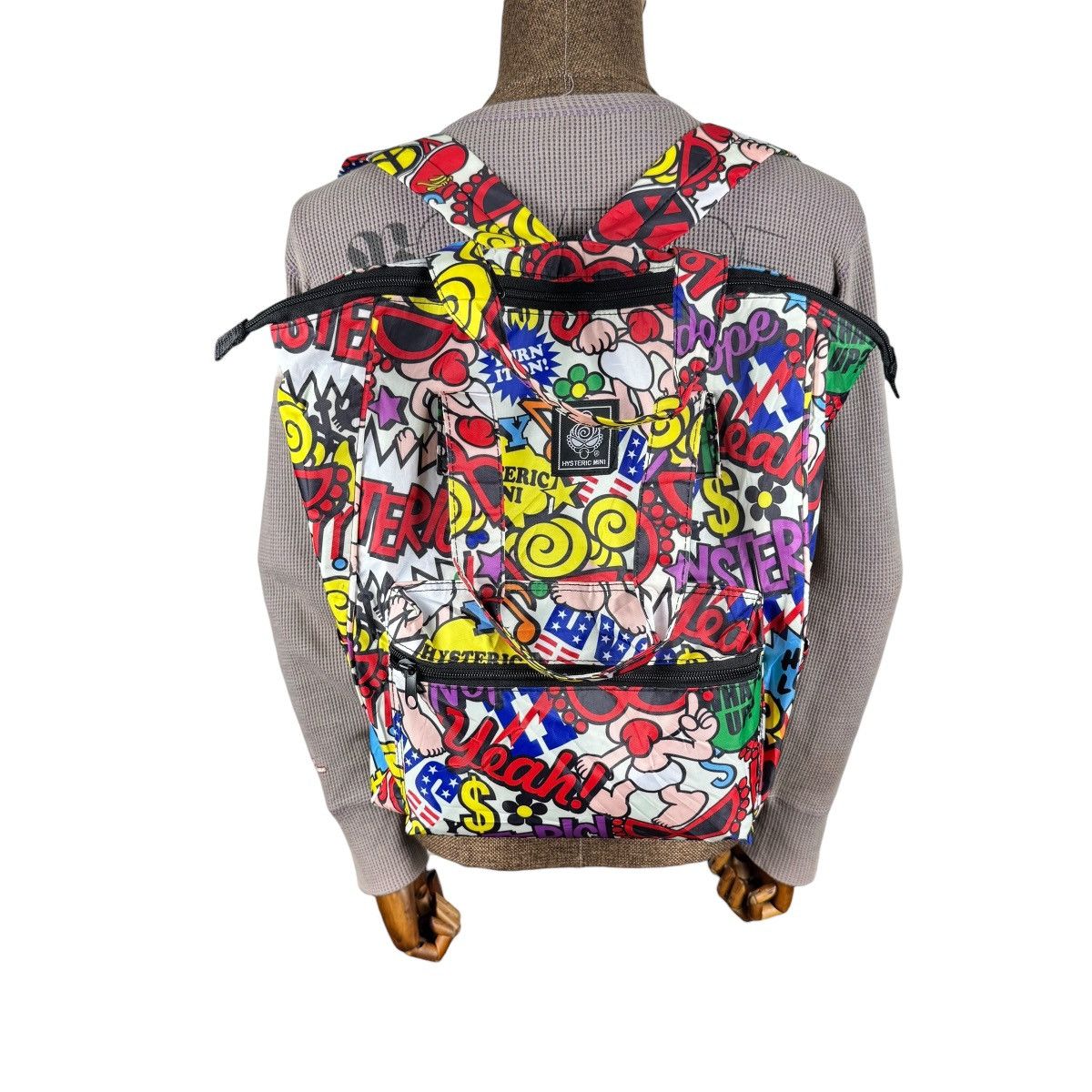 Hysteric Glamour ☀️HYSTERIC MINI ALL PRINT BACKPACK / TOTE BAGS Size ONE SIZE - 2 Thumbnail