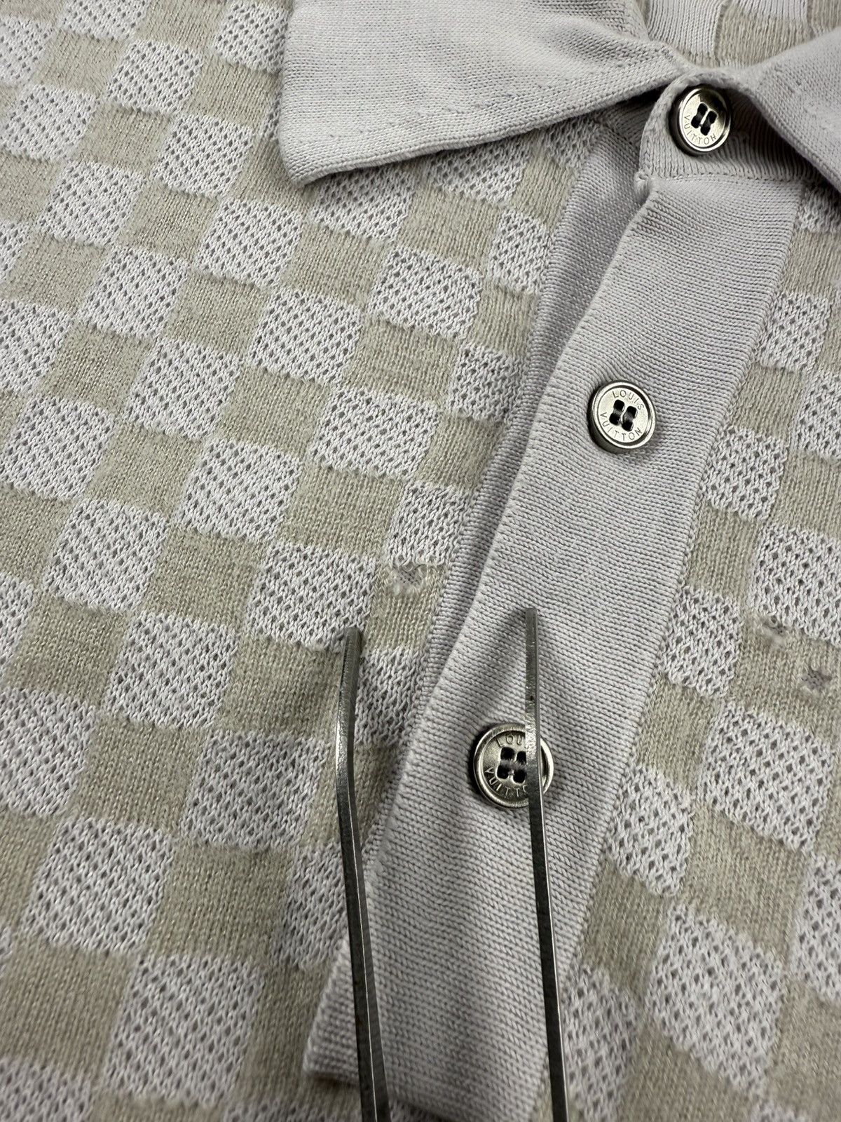 Louis Vuitton Louis Vuitton Damier Polo Shirt Size US M / EU 48-50 / 2 - 8 Thumbnail
