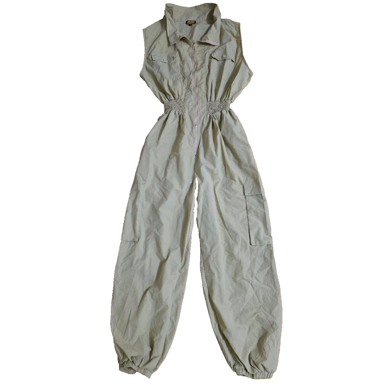 & Other Stories Love Hightlight Sleeveless Collared jumpsuit XXX-L A001337 Size 3XL / US 20-22 - 1 Thumbnail
