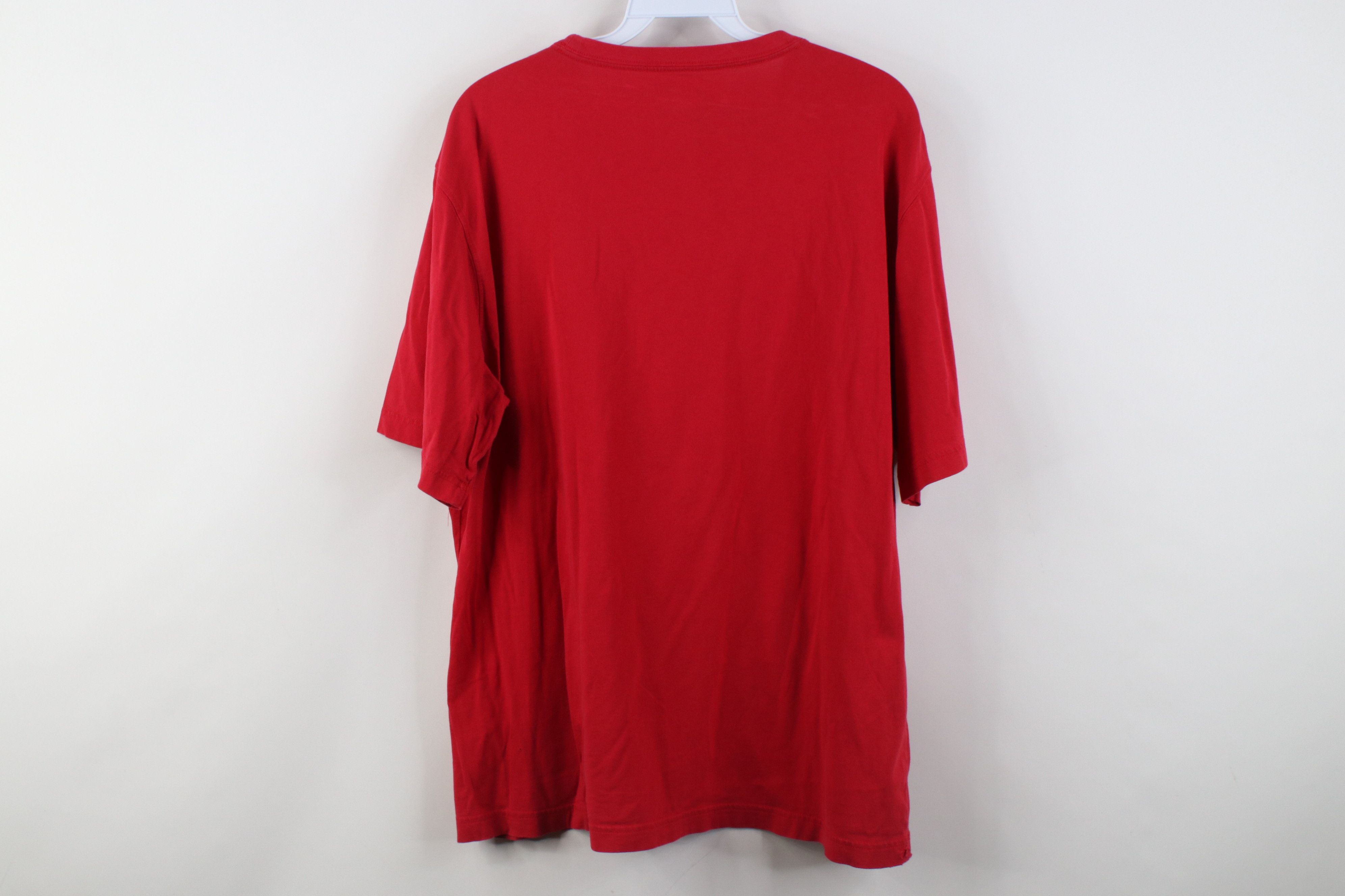 Lands' End Vintage Y2K Lands End Blank Short Sleeve Cotton T-Shirt Red Size US L / EU 52-54 / 3 - 13 Thumbnail