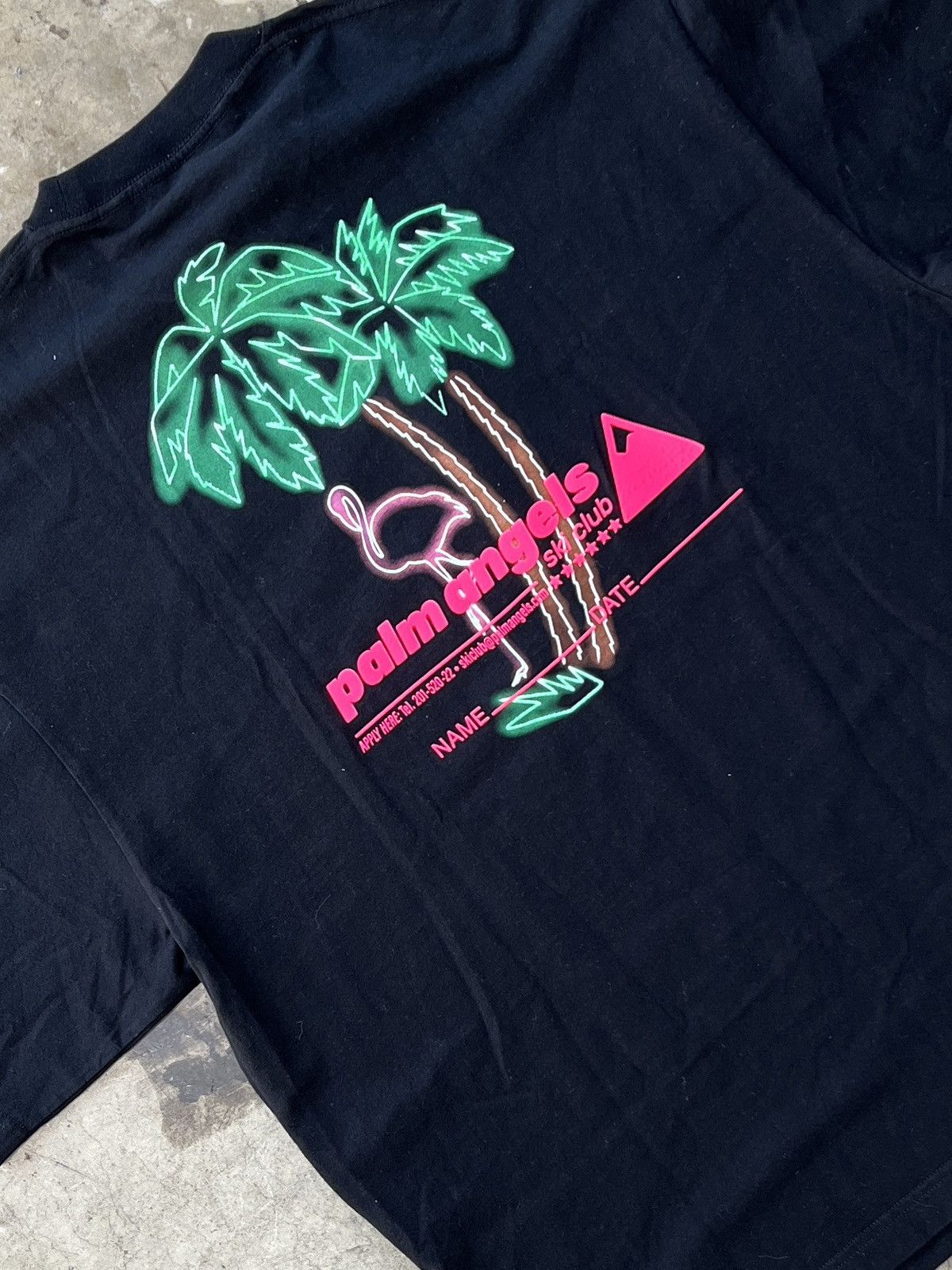 Palm Angels Palm Angels Ski Club Tee Sz. Medium Size US M / EU 48-50 / 2 - 1 Thumbnail