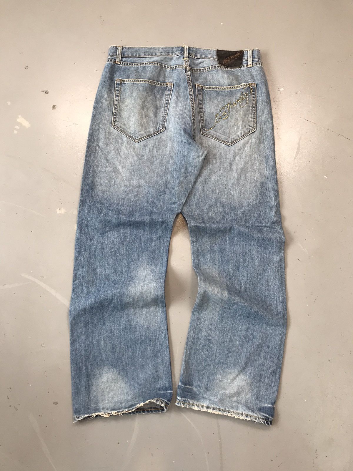 Christian Audigier × Ed Hardy × Vintage Vintage Edhardy by Christian Audigier SpellOut denim Size US 40 / EU 56 - 5 Thumbnail