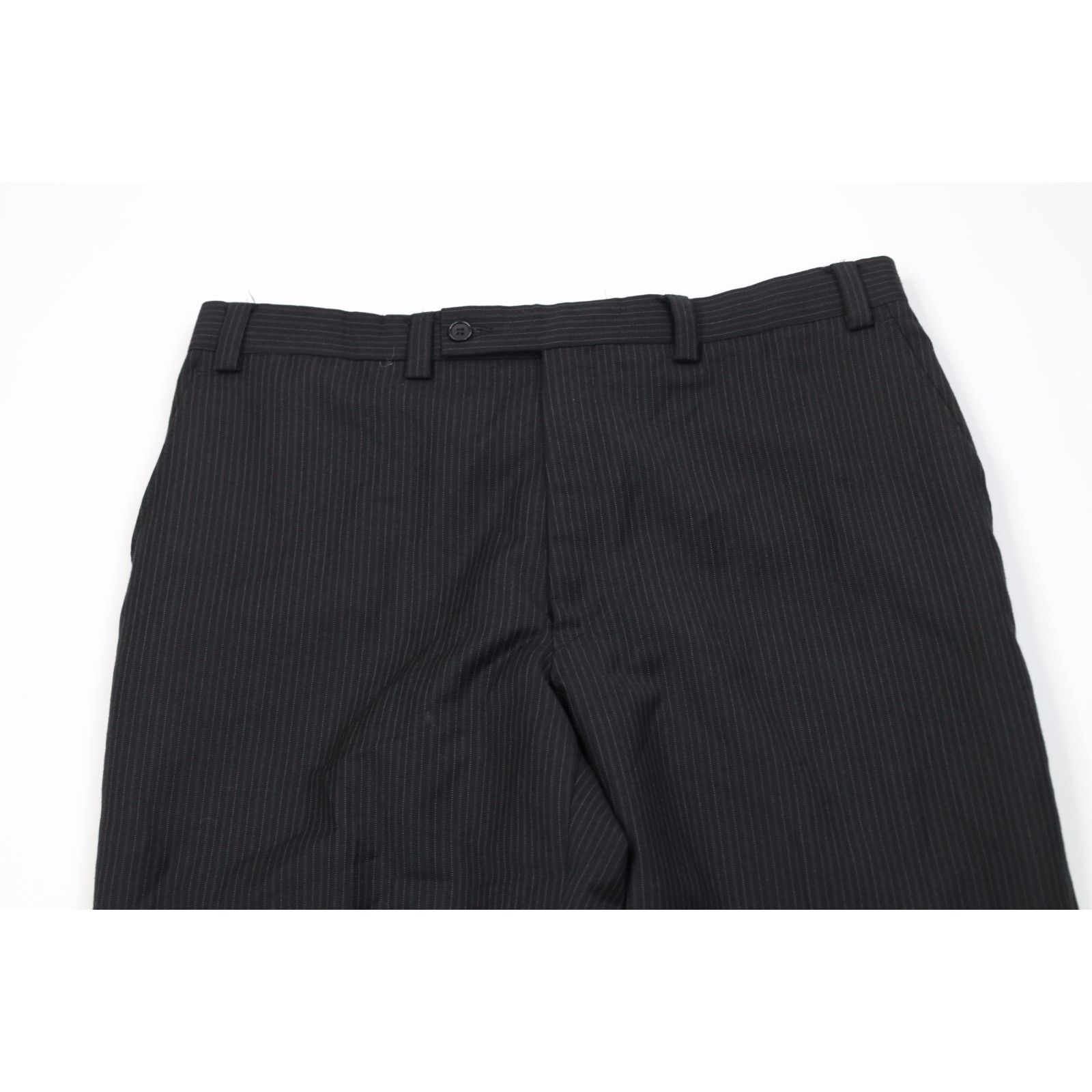 Calvin Klein Vintage Calvin Klein 2 Piece Wool Suit Wedding Black Size 44R - 12 Thumbnail