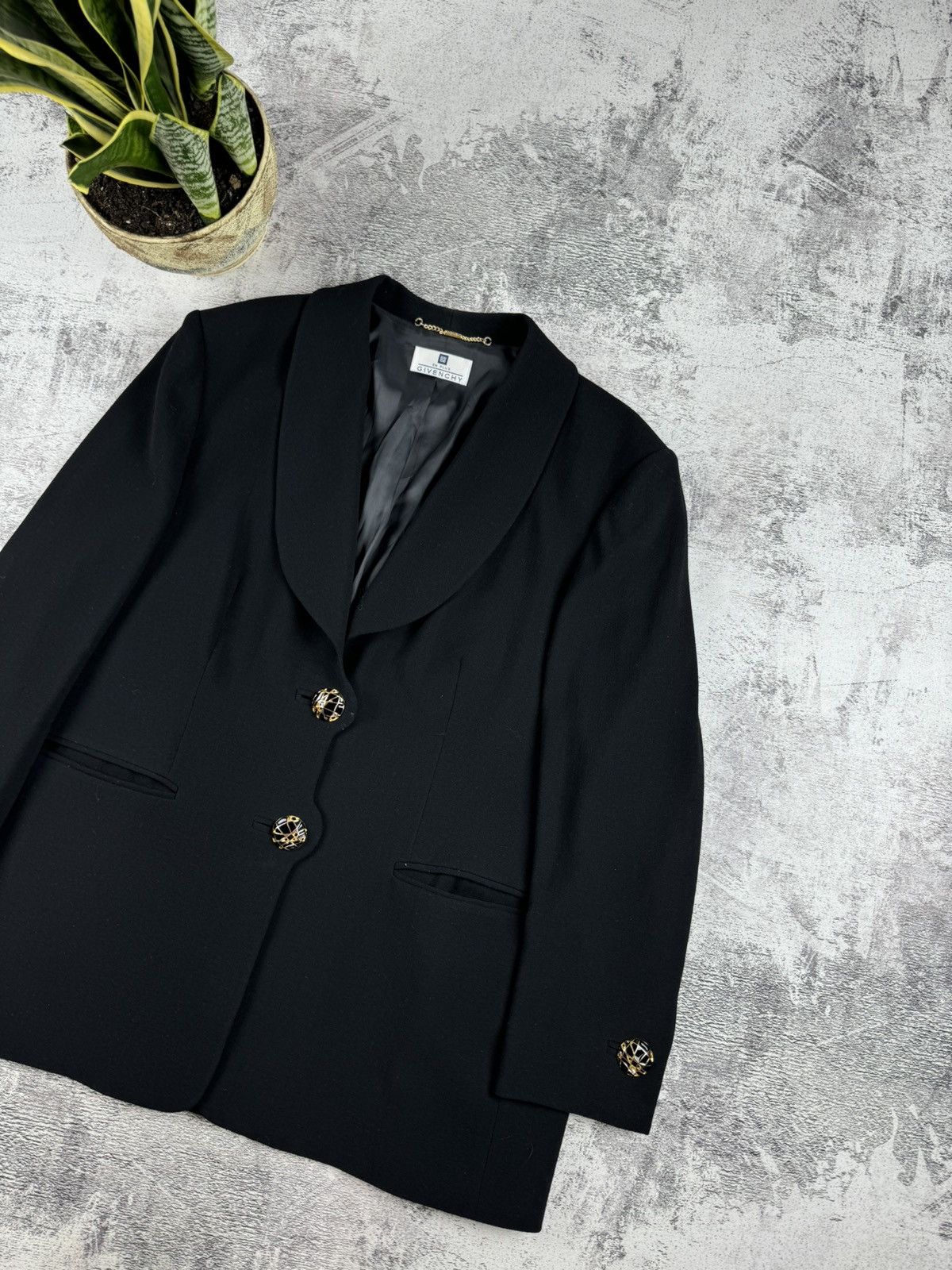 Givenchy 90S En Plus Givenchy Paris Basic 90S Blazer Suit Jacket Size XXL / US 16-18 / IT 52-54 - 3 Thumbnail