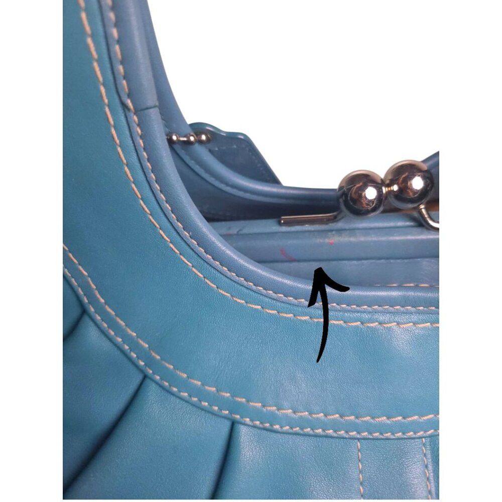 Coach COACH Ergo Satchel in blue leather Size ONE SIZE - 7 Thumbnail