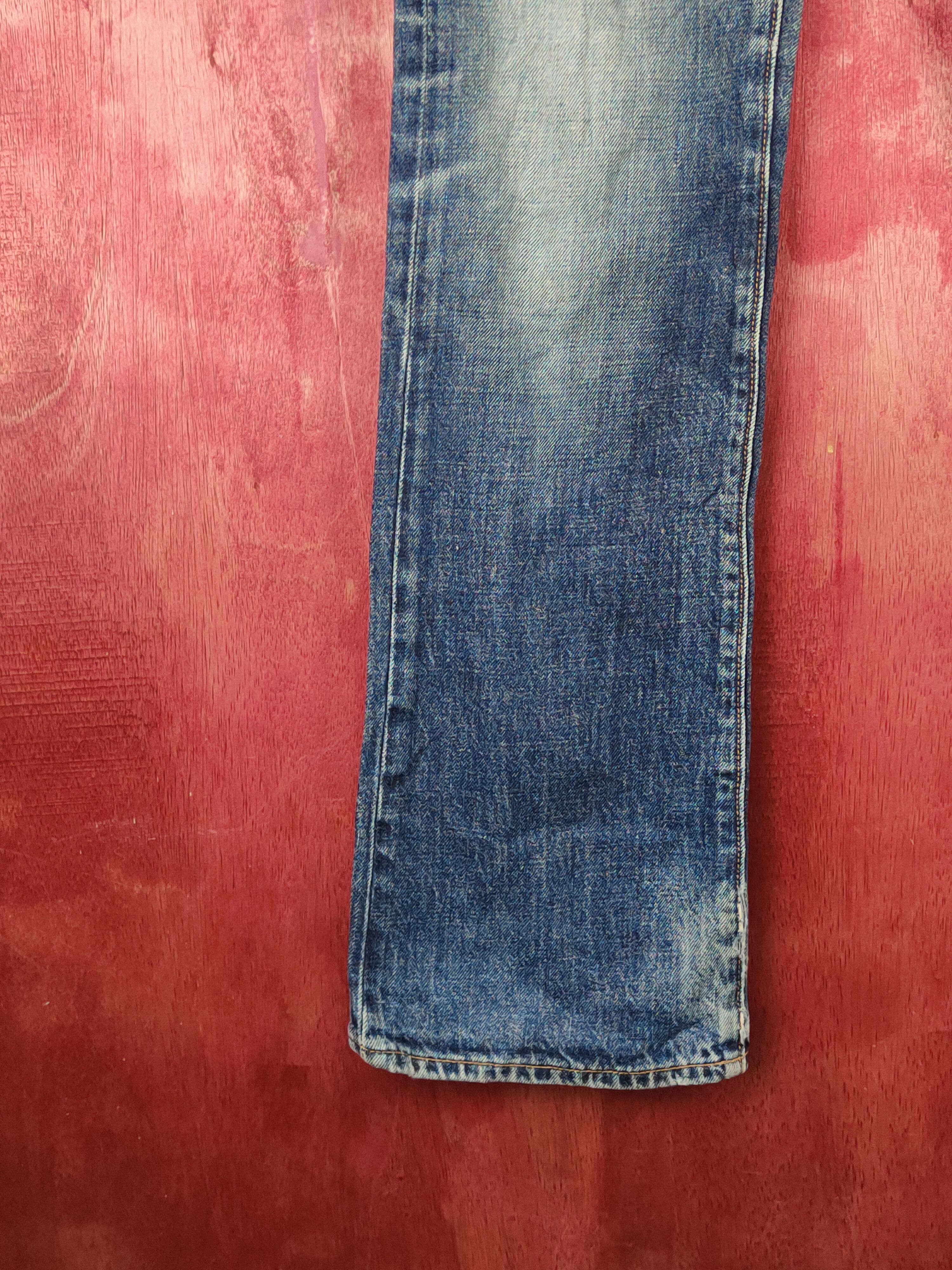 Gap Gap slim boot fit Dark Blue Distressed Ripped Jeans #S2355 Size 28" / US 6 / IT 42 - 4 Thumbnail