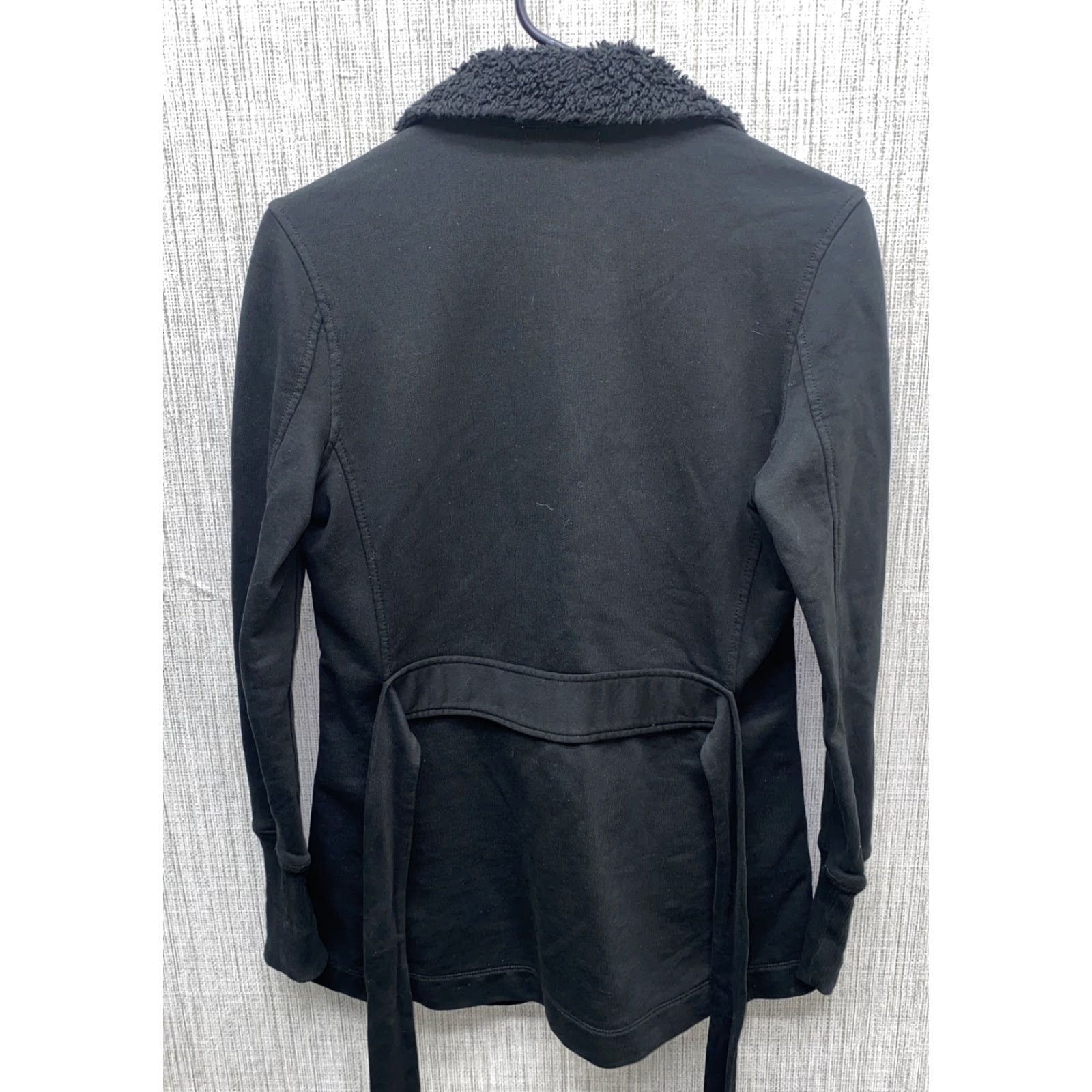 James Perse VINTAGE? No — James Perse Wrap Jacket Belted Cotton Blend Pocket Women Size 1 WOY2444 Jacket Women Size 1 Black James Perse Surplus Wrap Jacket 90s? Size XS / US 0-2 / IT 36-38 - 5 Thumbnail
