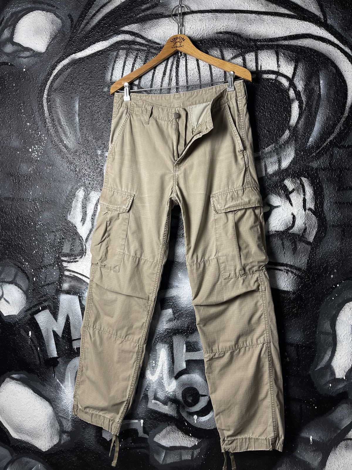 Carhartt Carhartt WIP Beige Regular Cargo Pants Men’s Size W31 L32 Size US 31 - 2 Thumbnail