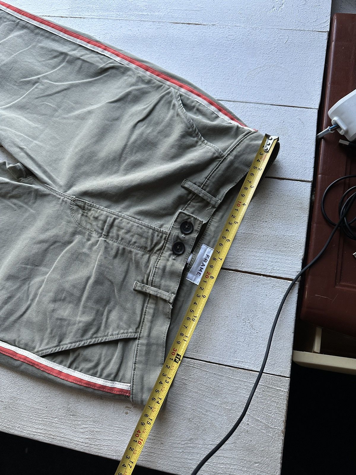 Frame 🚨RARE FRAME PANTS GREEN Pants luxury Y2K WOMEN Size 26" / US 2 / IT 38 - 14 Thumbnail