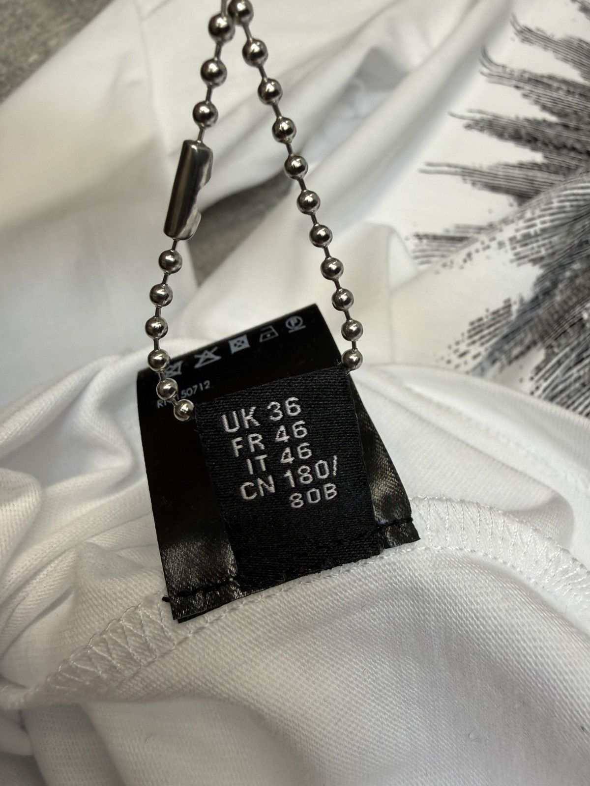 Amiri Amiri Sun L/S Tee White. size S. bnwt. rrp £525 Size US S / EU 44-46 / 1 - 9 Thumbnail