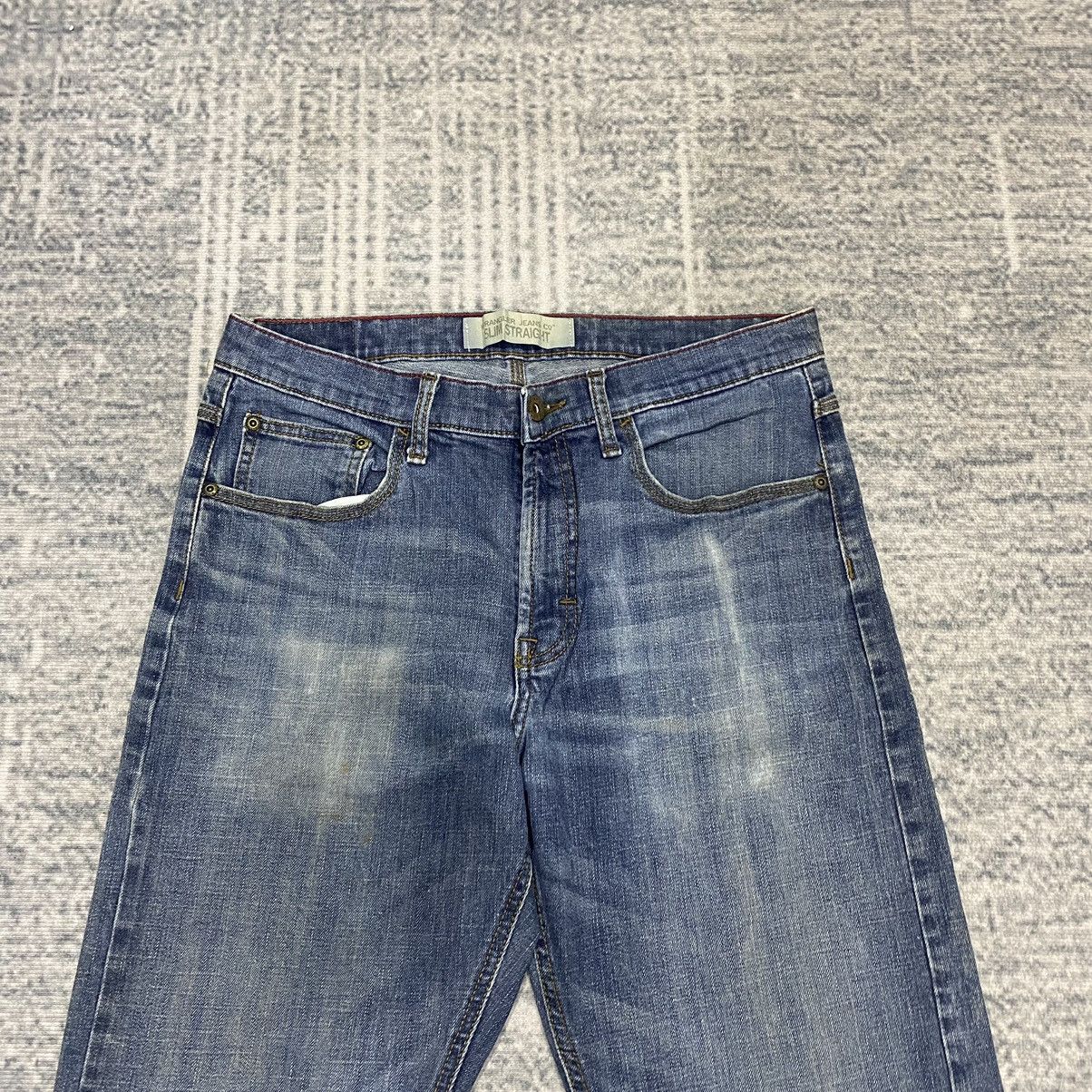 Vintage × Wrangler Sickk☠️ Wrangler Slim Straight Washed Jeans 90s Size US 32 / EU 48 - 6 Thumbnail